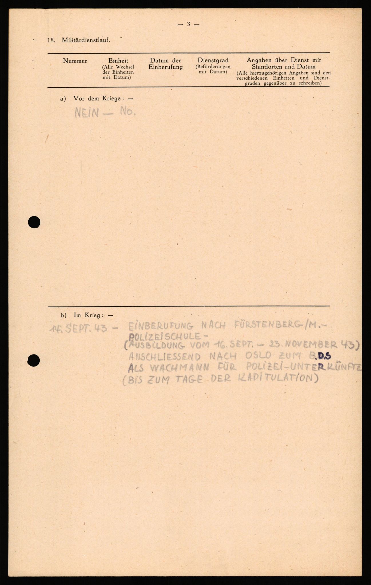 Forsvaret, Forsvarets overkommando II, AV/RA-RAFA-3915/D/Db/L0041: CI Questionaires.  Diverse nasjonaliteter., 1945-1946, p. 22