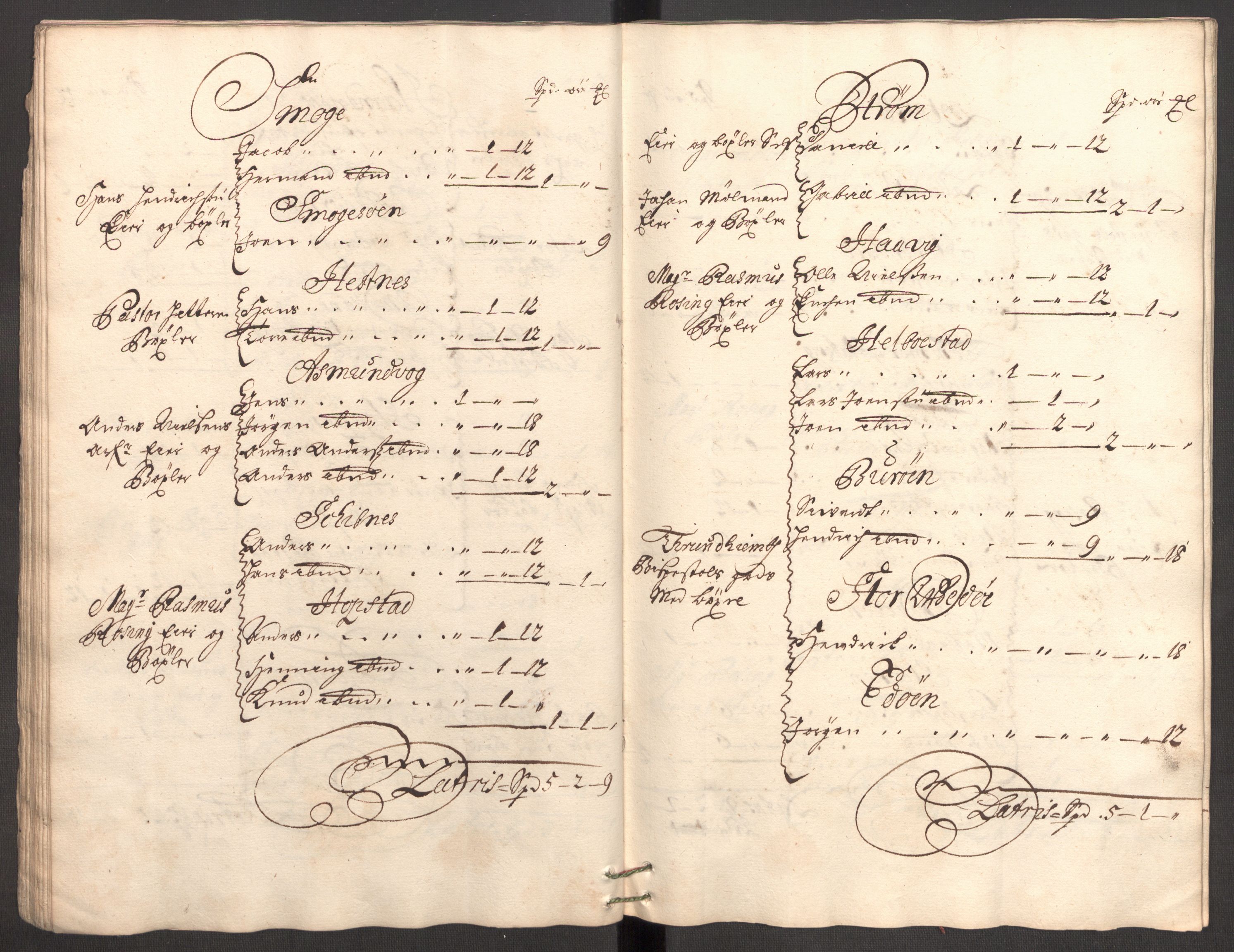 Rentekammeret inntil 1814, Reviderte regnskaper, Fogderegnskap, AV/RA-EA-4092/R57/L3854: Fogderegnskap Fosen, 1700-1701, p. 301