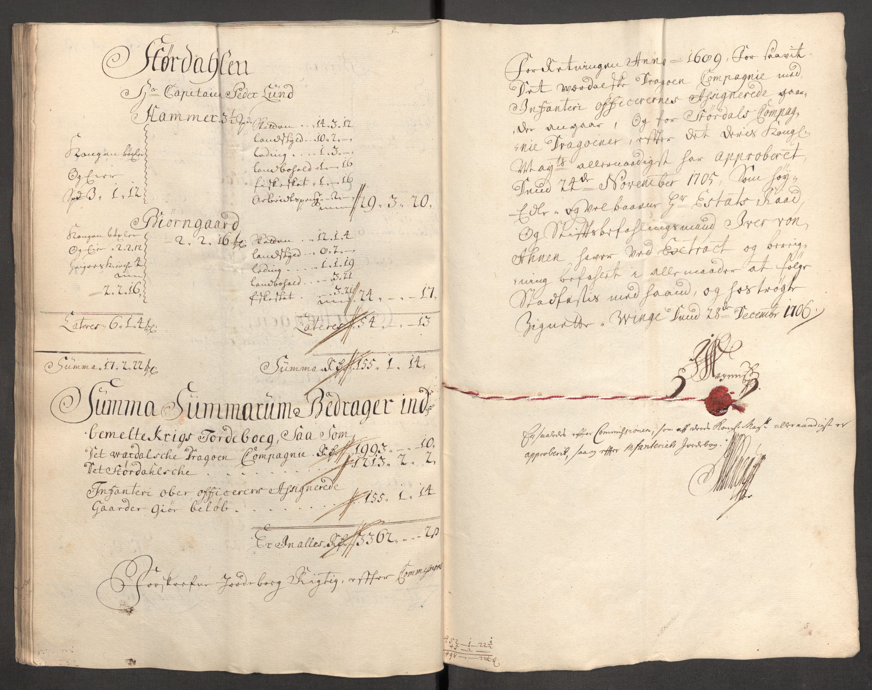 Rentekammeret inntil 1814, Reviderte regnskaper, Fogderegnskap, AV/RA-EA-4092/R62/L4196: Fogderegnskap Stjørdal og Verdal, 1705-1706, p. 550