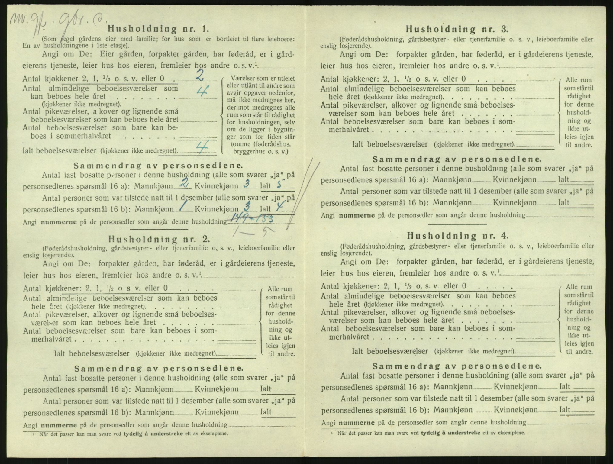 SAKO, 1920 census for Hedrum, 1920, p. 1648