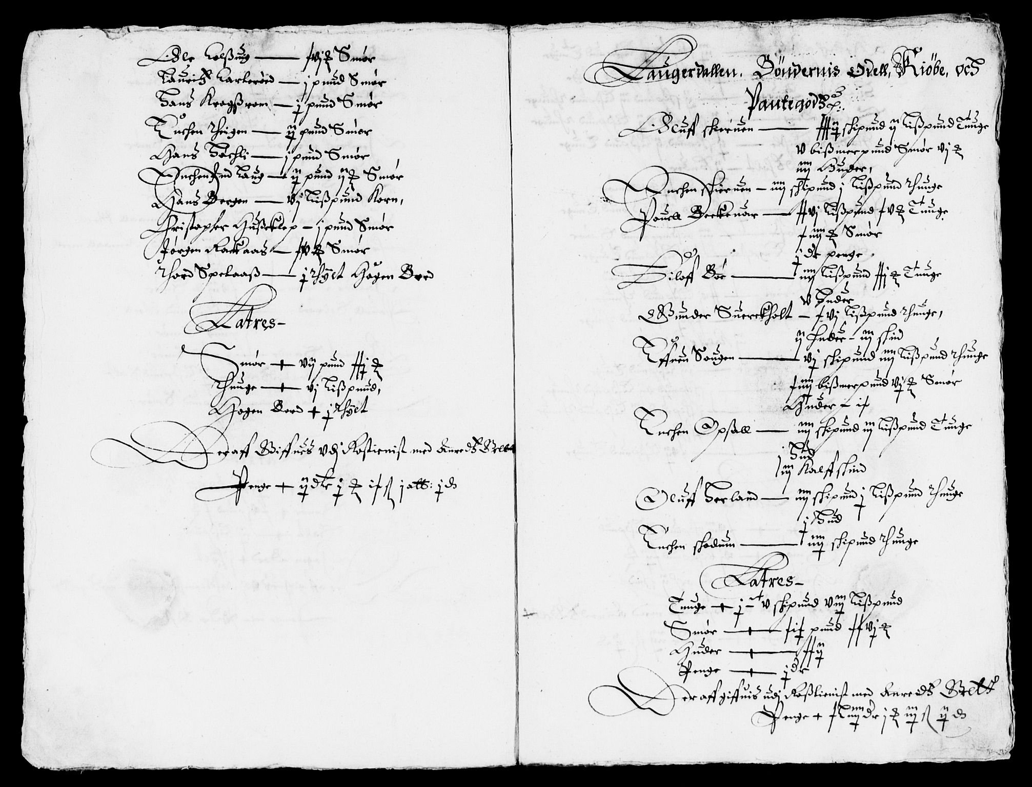 Rentekammeret inntil 1814, Reviderte regnskaper, Lensregnskaper, AV/RA-EA-5023/R/Rb/Rbo/L0025: Tønsberg len, 1643-1645