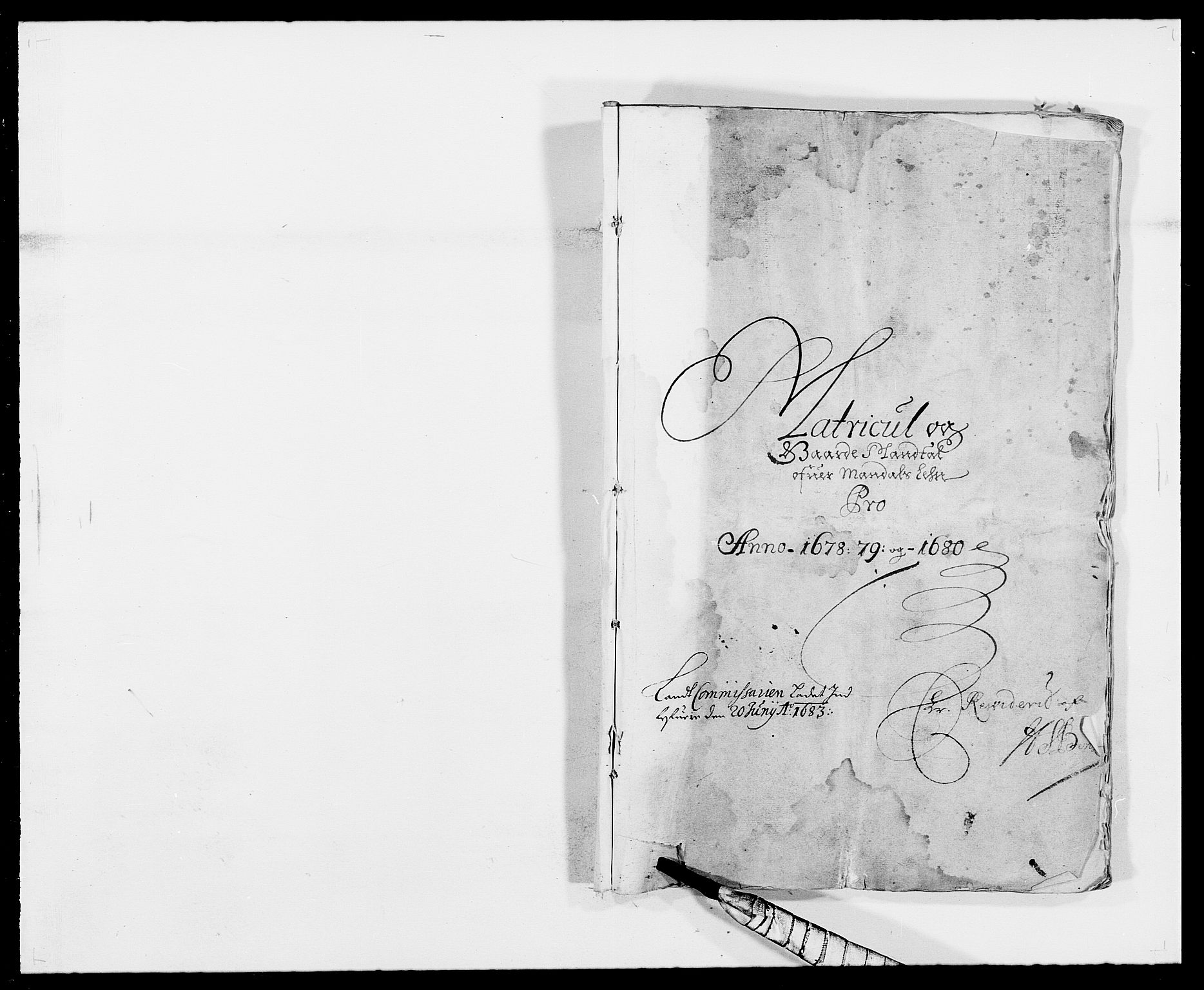 Rentekammeret inntil 1814, Reviderte regnskaper, Fogderegnskap, RA/EA-4092/R42/L2540: Mandal fogderi, 1676-1680, p. 78