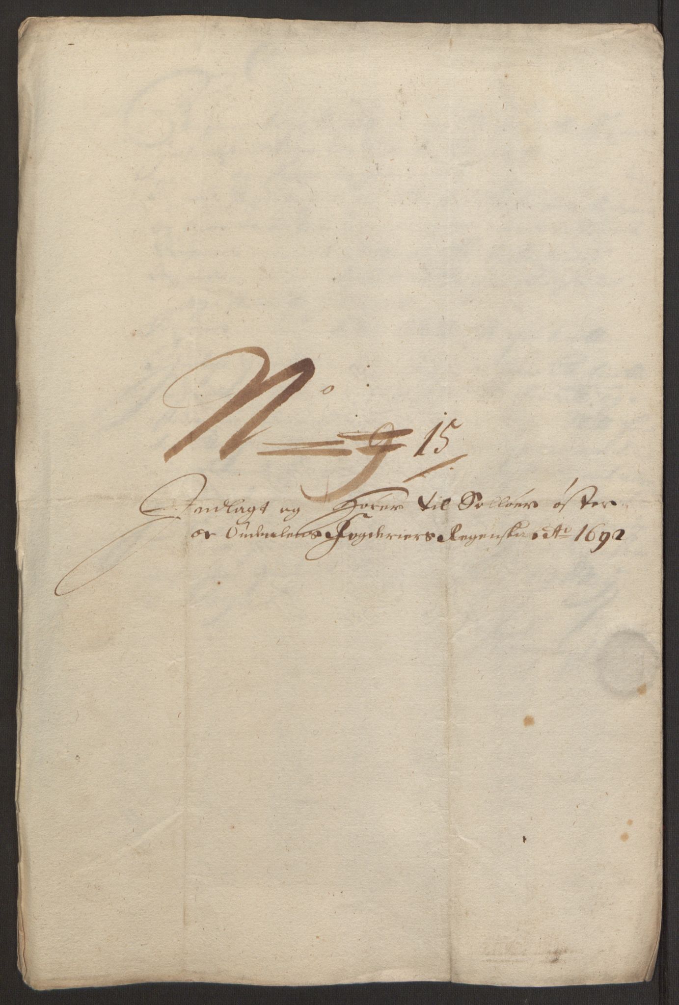 Rentekammeret inntil 1814, Reviderte regnskaper, Fogderegnskap, RA/EA-4092/R13/L0830: Fogderegnskap Solør, Odal og Østerdal, 1692, p. 347