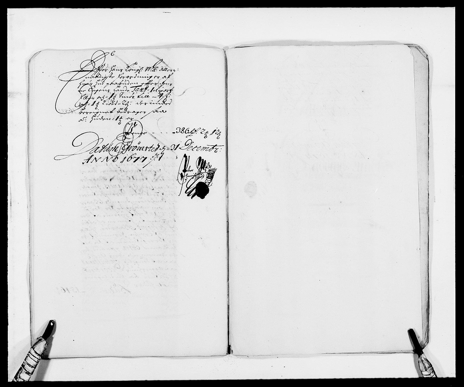 Rentekammeret inntil 1814, Reviderte regnskaper, Fogderegnskap, RA/EA-4092/R39/L2302: Fogderegnskap Nedenes, 1677-1678, p. 169