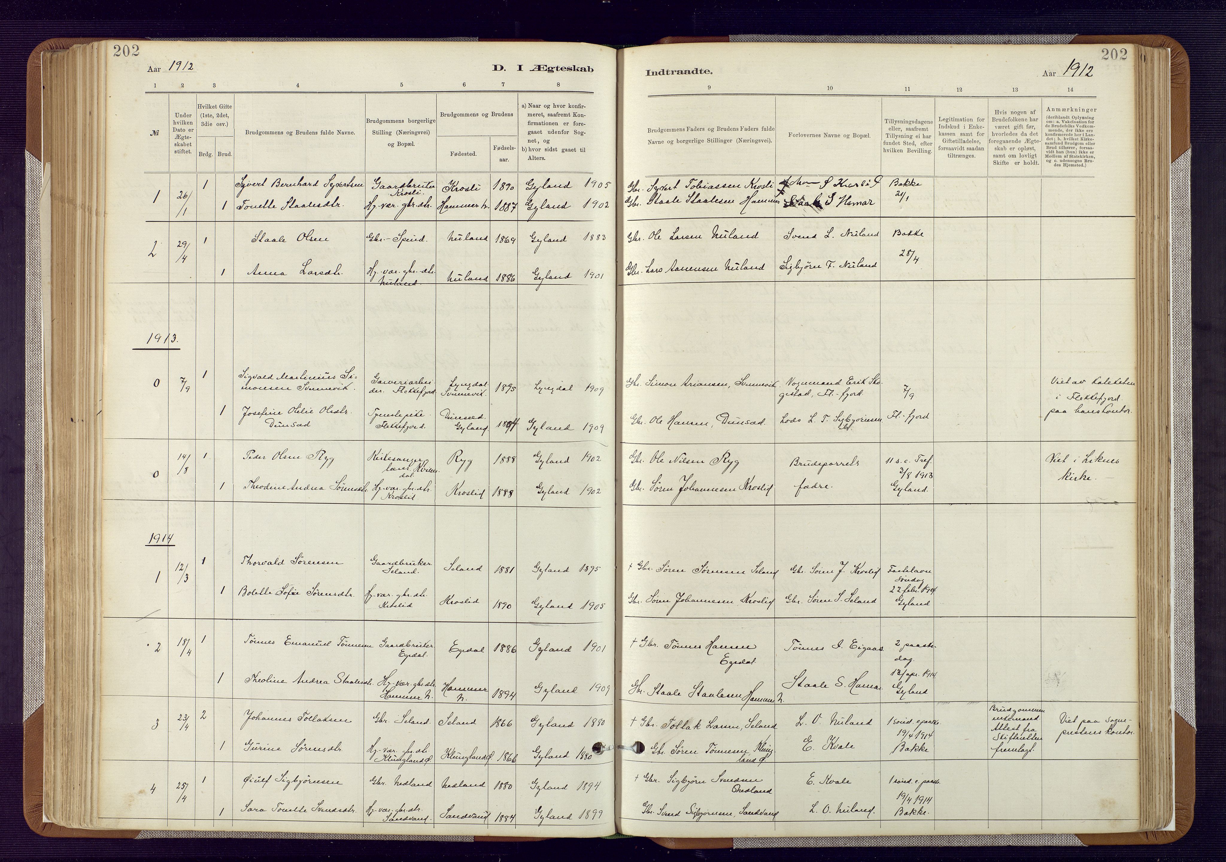Bakke sokneprestkontor, SAK/1111-0002/F/Fa/Fab/L0003: Parish register (official) no. A 3, 1884-1921, p. 202