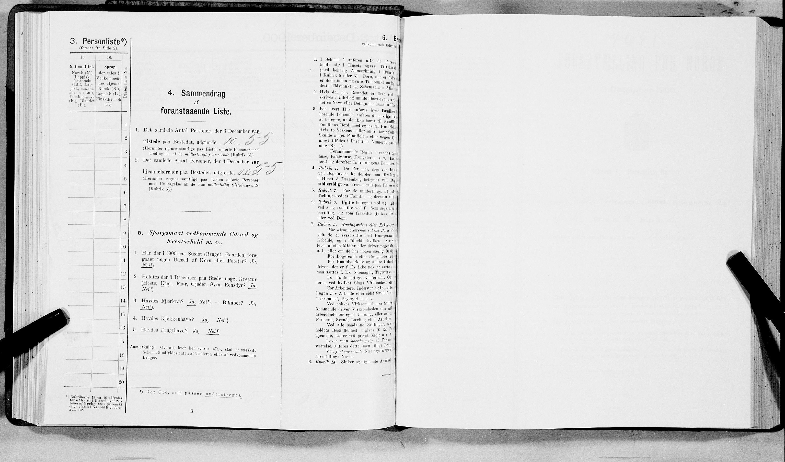 SAT, 1900 census for Buksnes, 1900, p. 162