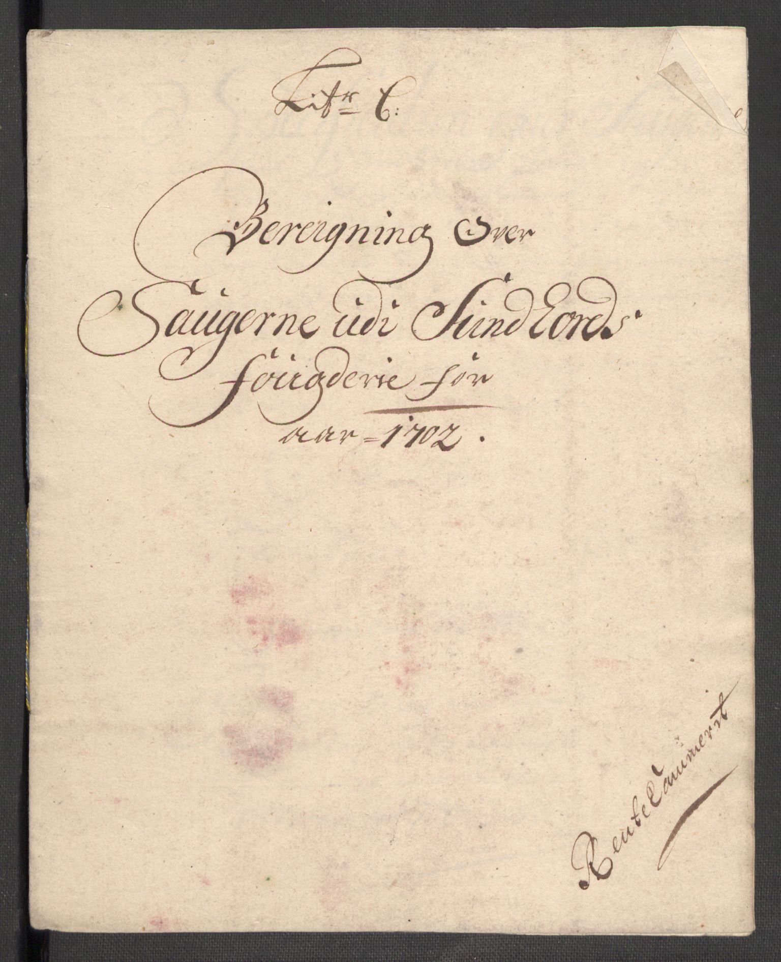 Rentekammeret inntil 1814, Reviderte regnskaper, Fogderegnskap, AV/RA-EA-4092/R48/L2980: Fogderegnskap Sunnhordland og Hardanger, 1702, p. 102