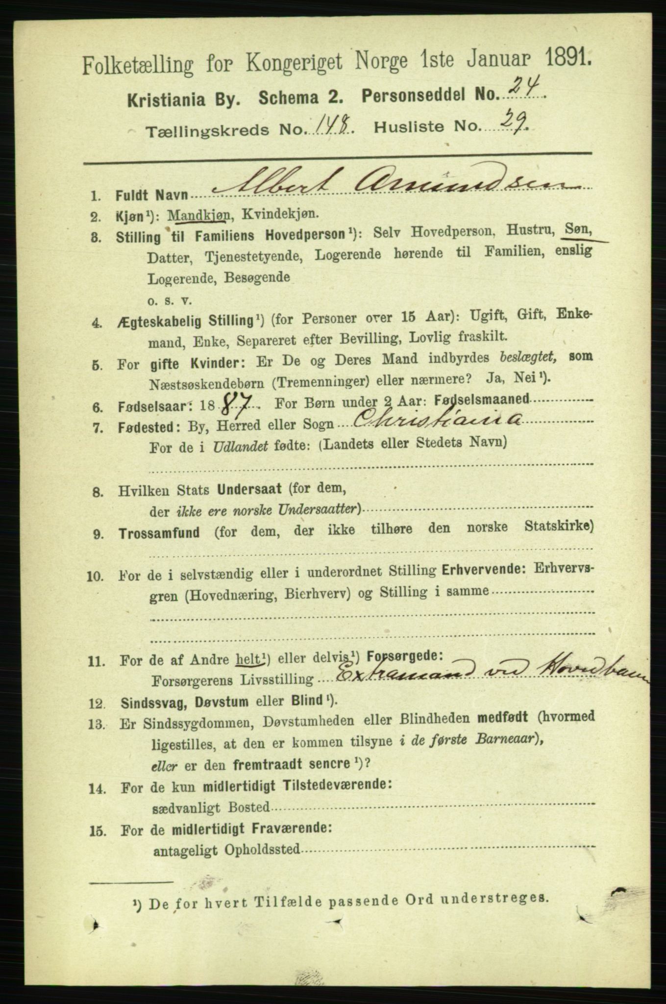 RA, 1891 census for 0301 Kristiania, 1891, p. 82832