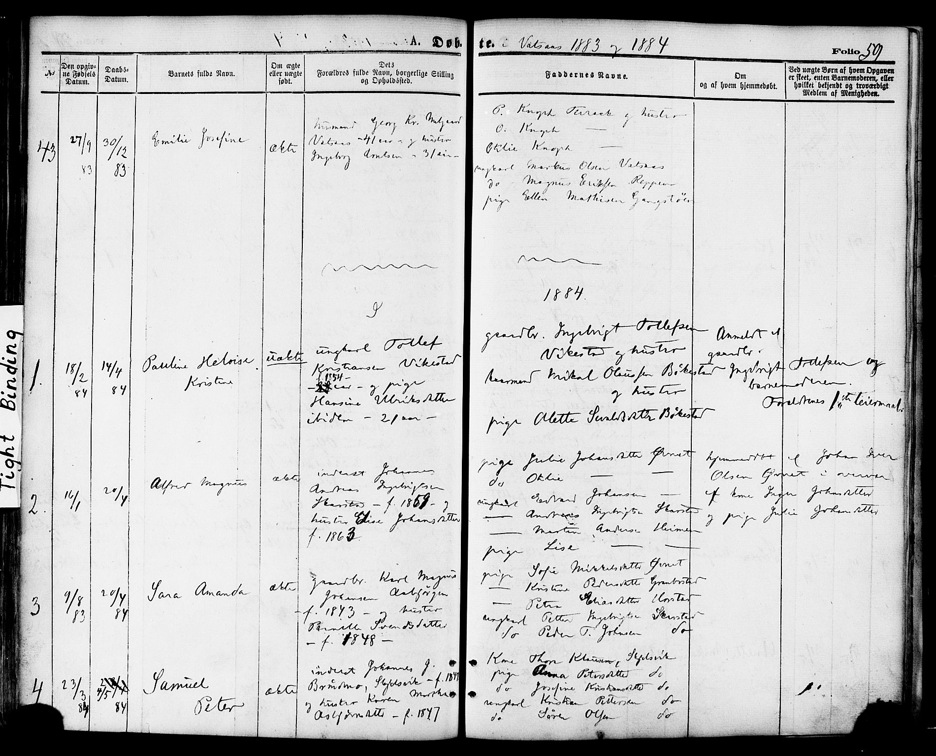 Ministerialprotokoller, klokkerbøker og fødselsregistre - Nordland, SAT/A-1459/810/L0148: Parish register (official) no. 810A09 /1, 1874-1884, p. 59