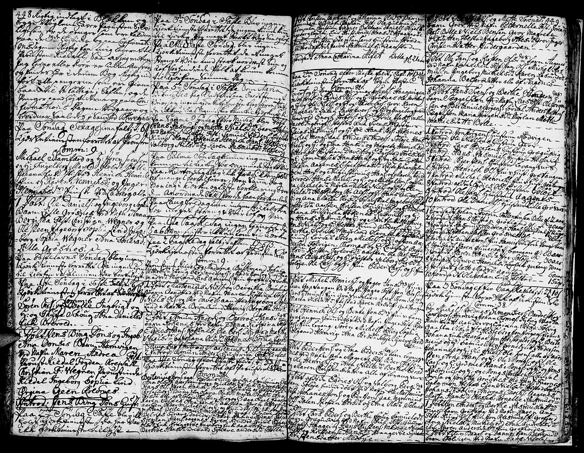 Ibestad sokneprestembete, SATØ/S-0077/H/Ha/Hab/L0001klokker: Parish register (copy) no. 1, 1776-1808, p. 448-449