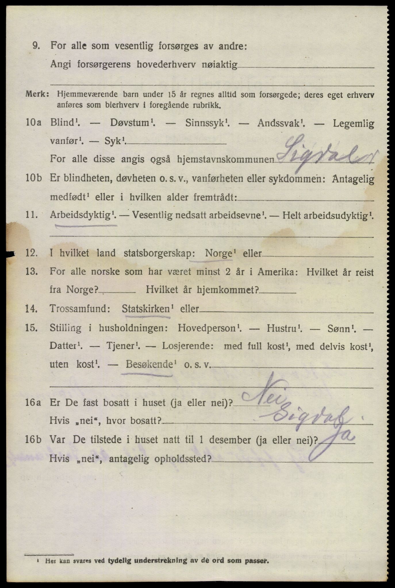 SAKO, 1920 census for Lier, 1920, p. 22595