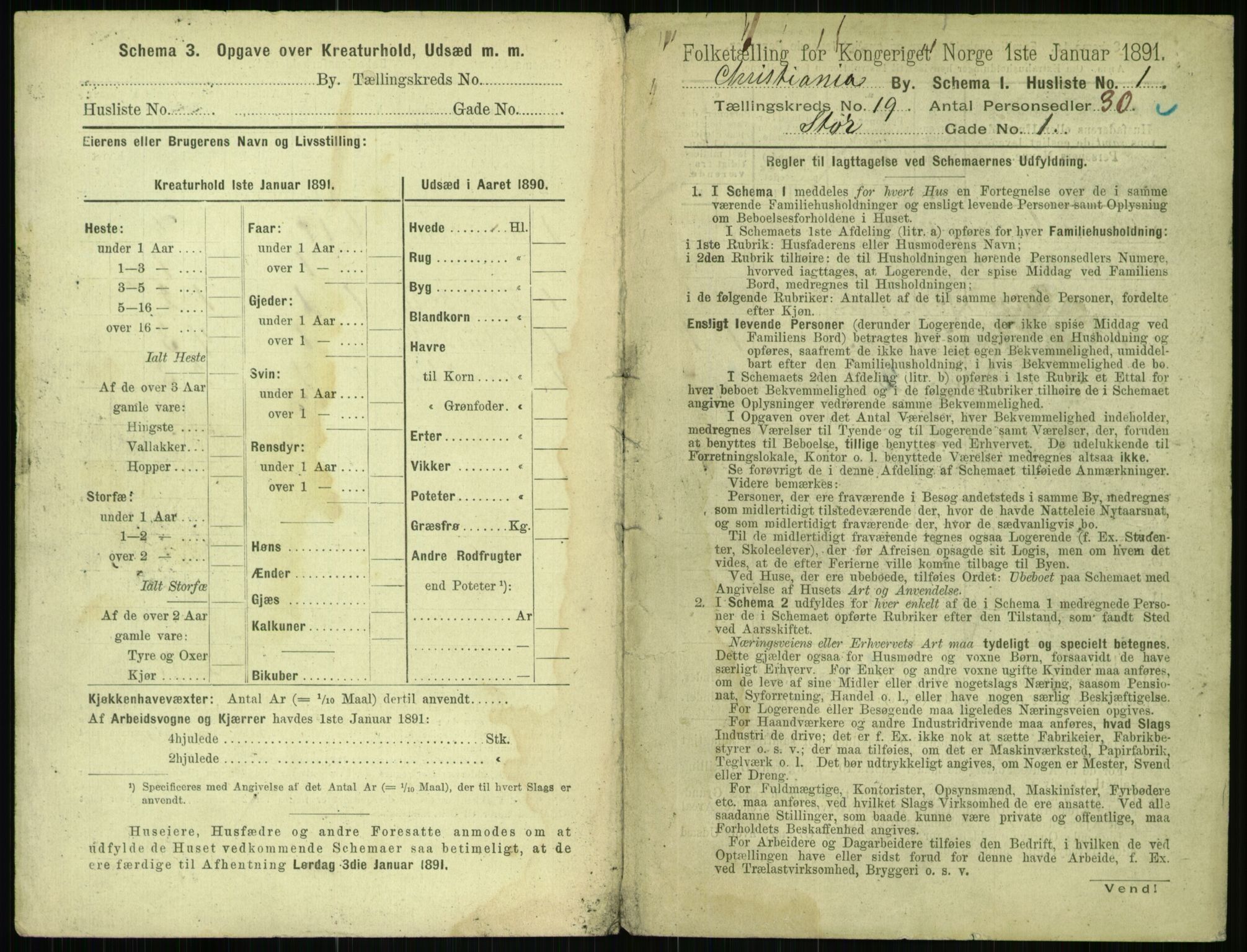 RA, 1891 census for 0301 Kristiania, 1891, p. 9489