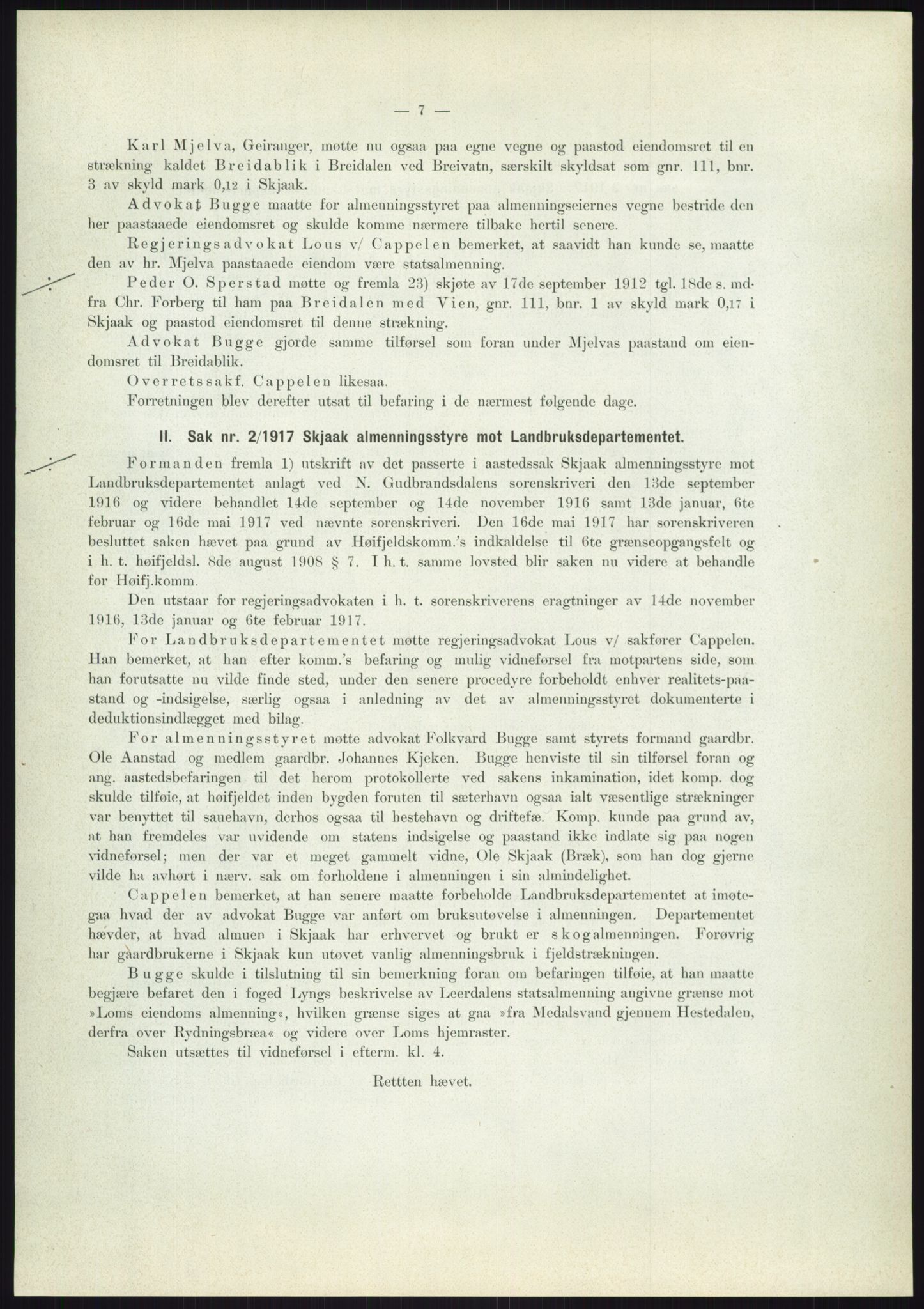 Høyfjellskommisjonen, AV/RA-S-1546/X/Xa/L0001: Nr. 1-33, 1909-1953, p. 2843