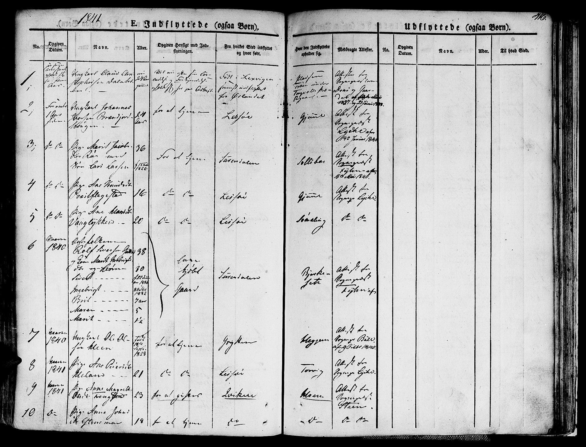 Ministerialprotokoller, klokkerbøker og fødselsregistre - Møre og Romsdal, AV/SAT-A-1454/586/L0983: Parish register (official) no. 586A09, 1829-1843, p. 416