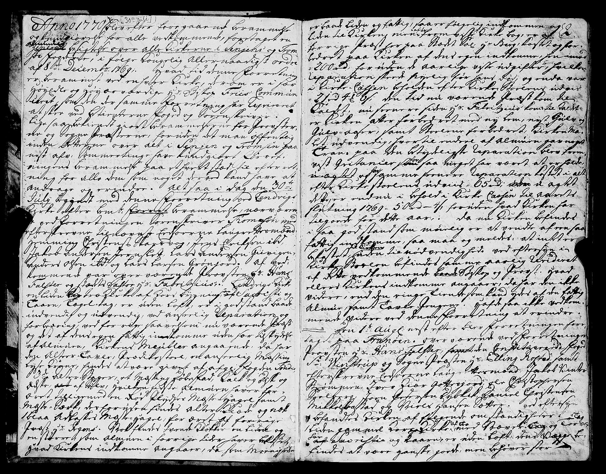 Senja og Tromsø sorenskriveri , SATØ/SATØ-31/F/Fa/L0051: Justisprotokoller/tingbøker, 1770-1774, p. 1b-2a