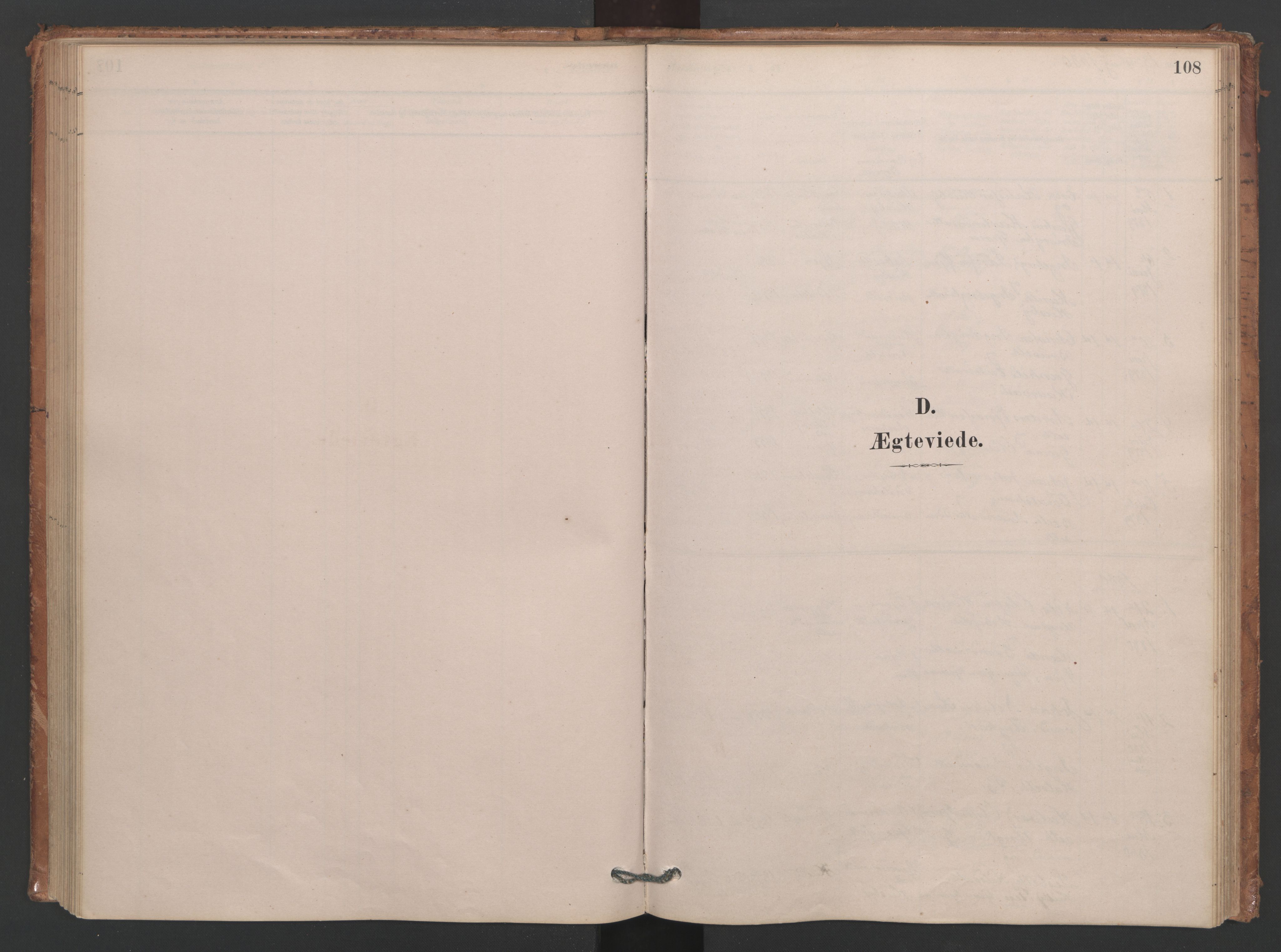 Ministerialprotokoller, klokkerbøker og fødselsregistre - Møre og Romsdal, SAT/A-1454/593/L1034: Parish register (official) no. 593A01, 1879-1911, p. 108