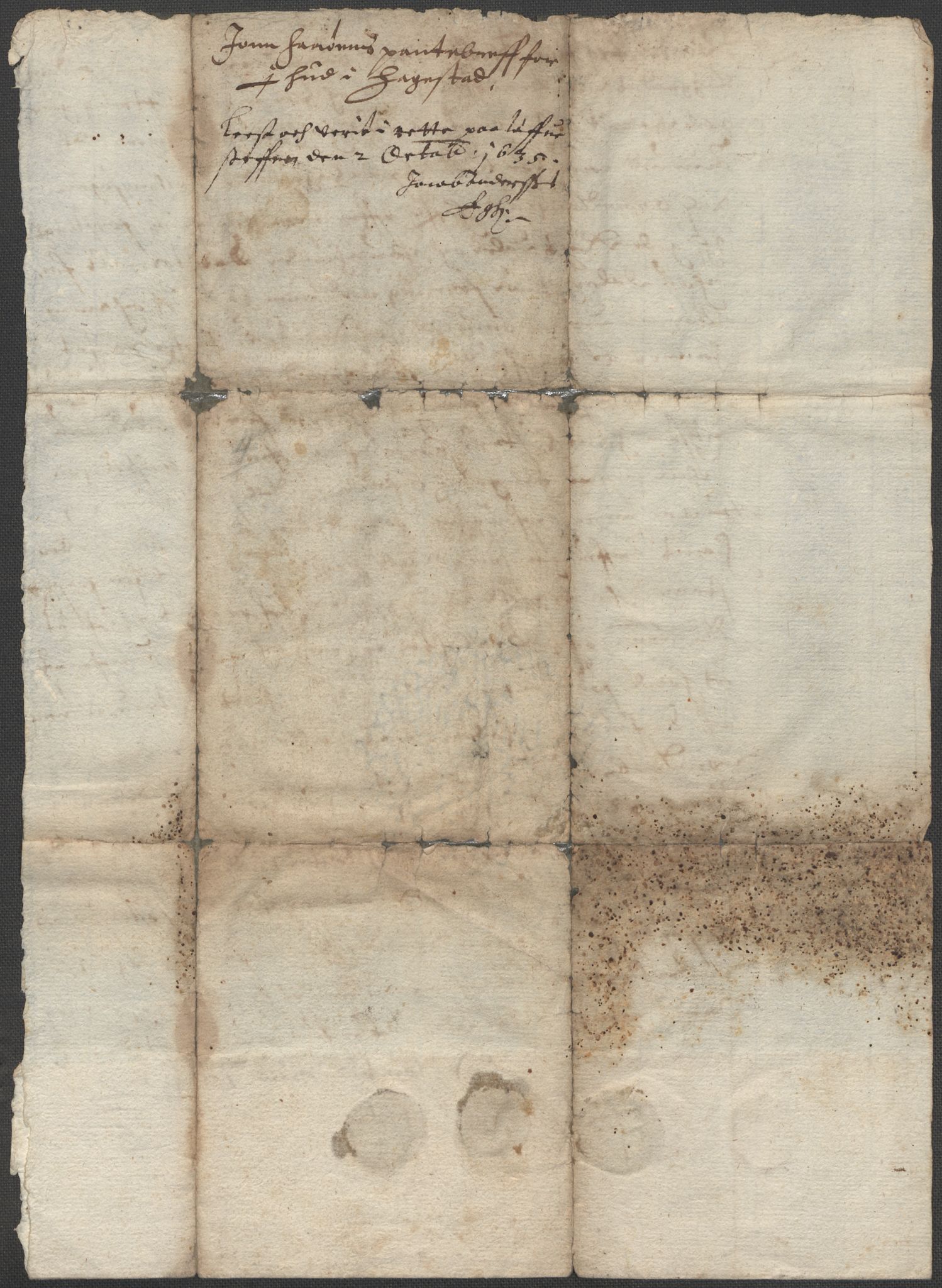 Riksarkivets diplomsamling, RA/EA-5965/F15/L0025: Prestearkiv - Vestfold, 1572-1782, p. 23