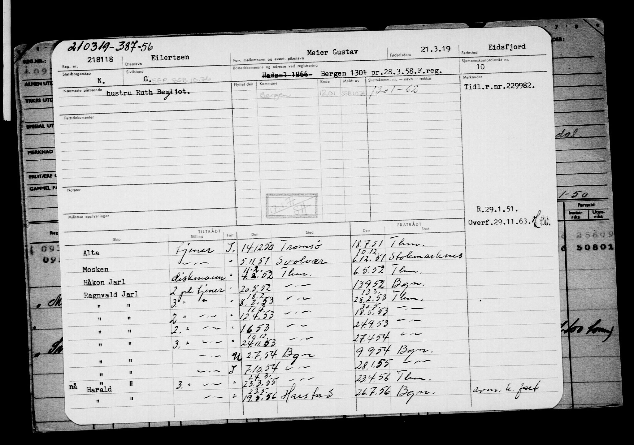 Direktoratet for sjømenn, AV/RA-S-3545/G/Gb/L0167: Hovedkort, 1919, p. 241