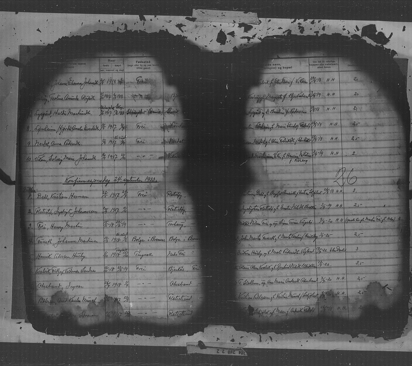 Kristiansund sokneprestkontor, AV/SAT-A-1068/1/I/I1: Parish register (official) no. 32, 1920-1940, p. 26
