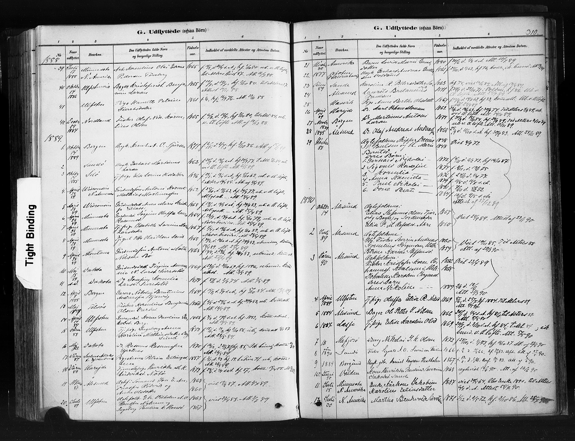 Ministerialprotokoller, klokkerbøker og fødselsregistre - Møre og Romsdal, SAT/A-1454/507/L0073: Parish register (official) no. 507A08, 1878-1904, p. 310