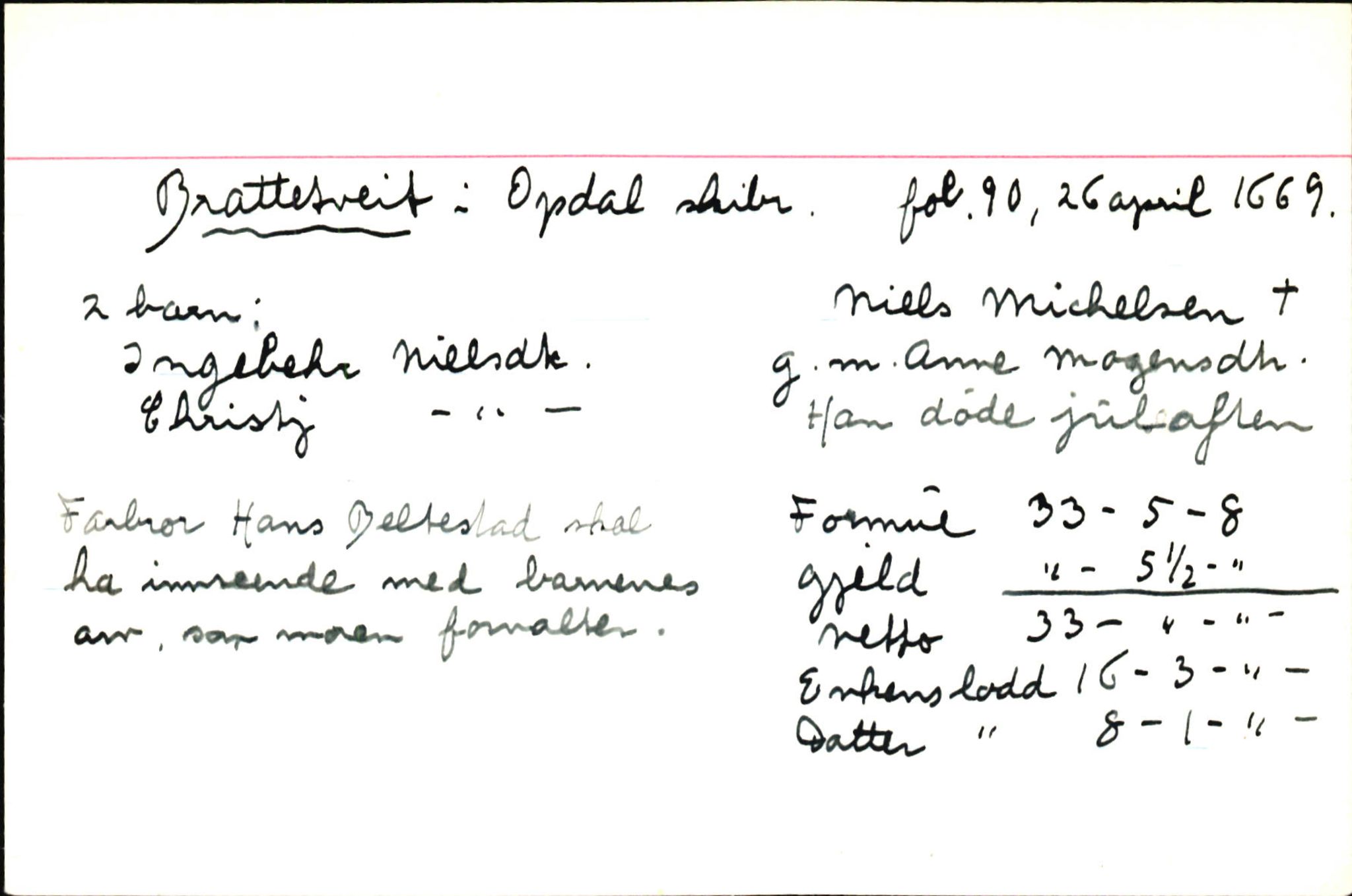 Skiftekort ved Statsarkivet i Bergen, SAB/SKIFTEKORT/004/L0001: Skifteprotokoll nr. 1-2, 1668-1699, p. 130