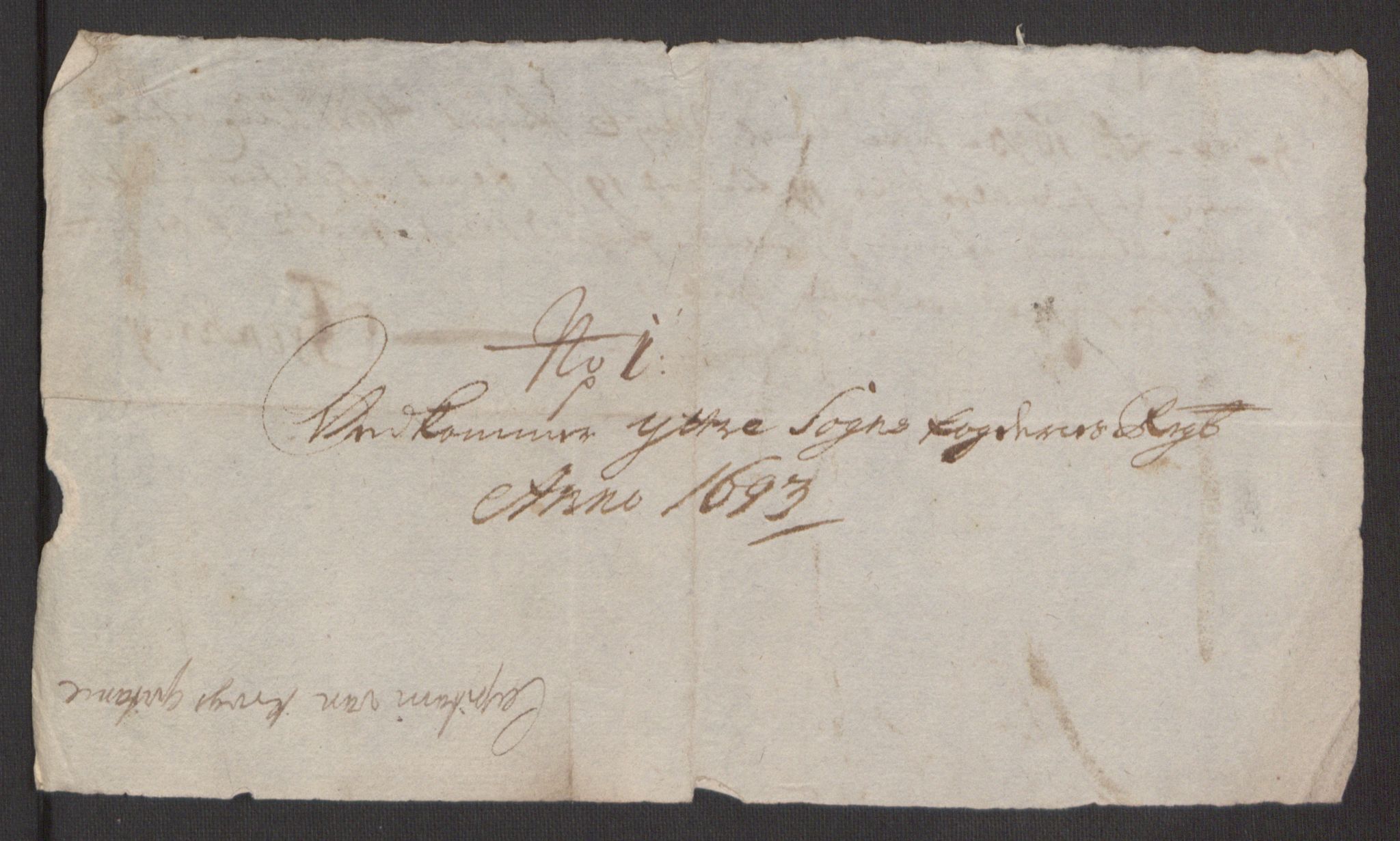 Rentekammeret inntil 1814, Reviderte regnskaper, Fogderegnskap, AV/RA-EA-4092/R52/L3307: Fogderegnskap Sogn, 1693-1694, p. 245