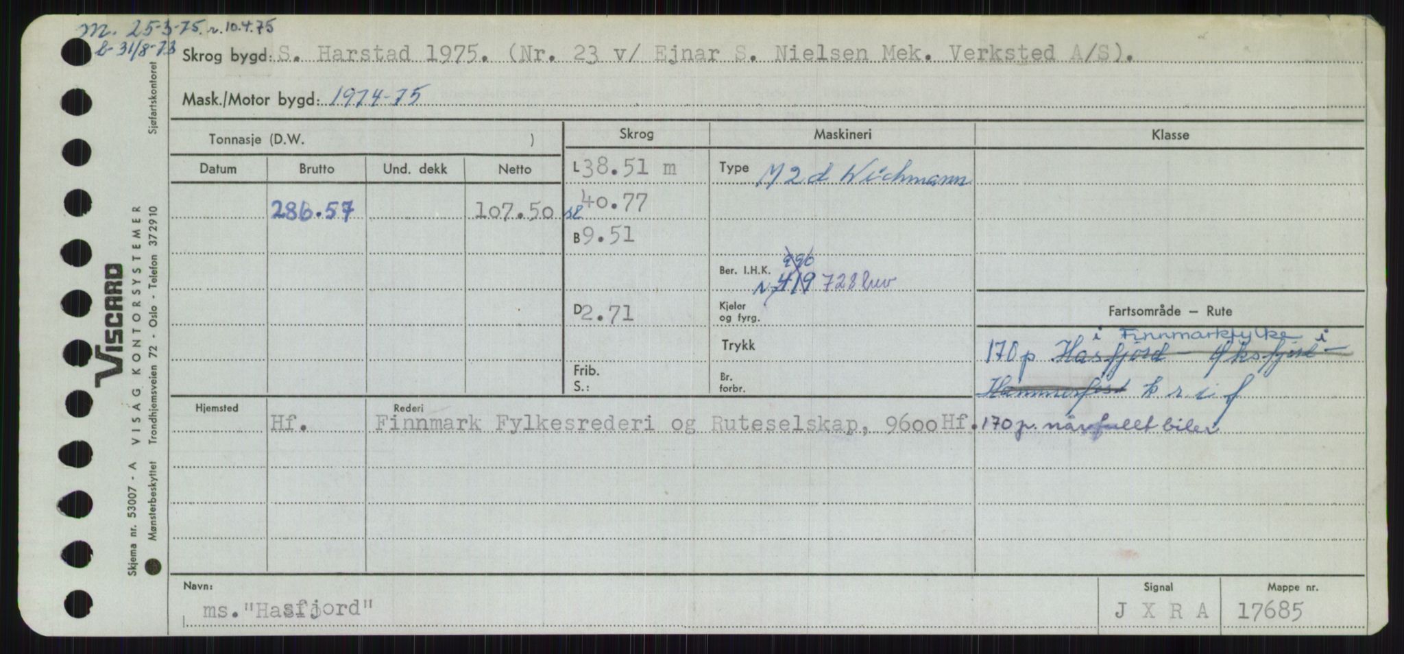 Sjøfartsdirektoratet med forløpere, Skipsmålingen, AV/RA-S-1627/H/Ha/L0002/0002: Fartøy, Eik-Hill / Fartøy, G-Hill, p. 533