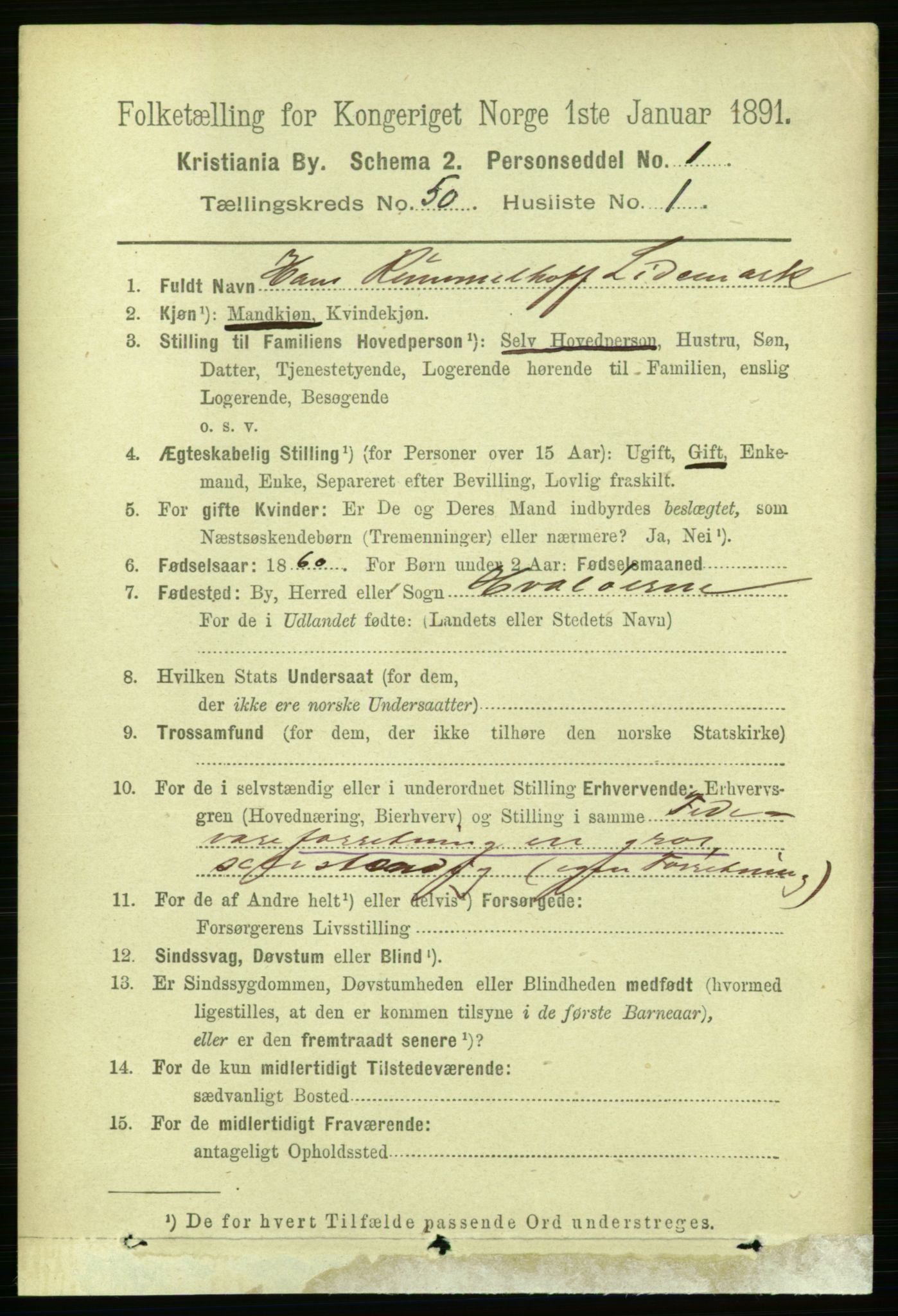 RA, 1891 census for 0301 Kristiania, 1891, p. 28980