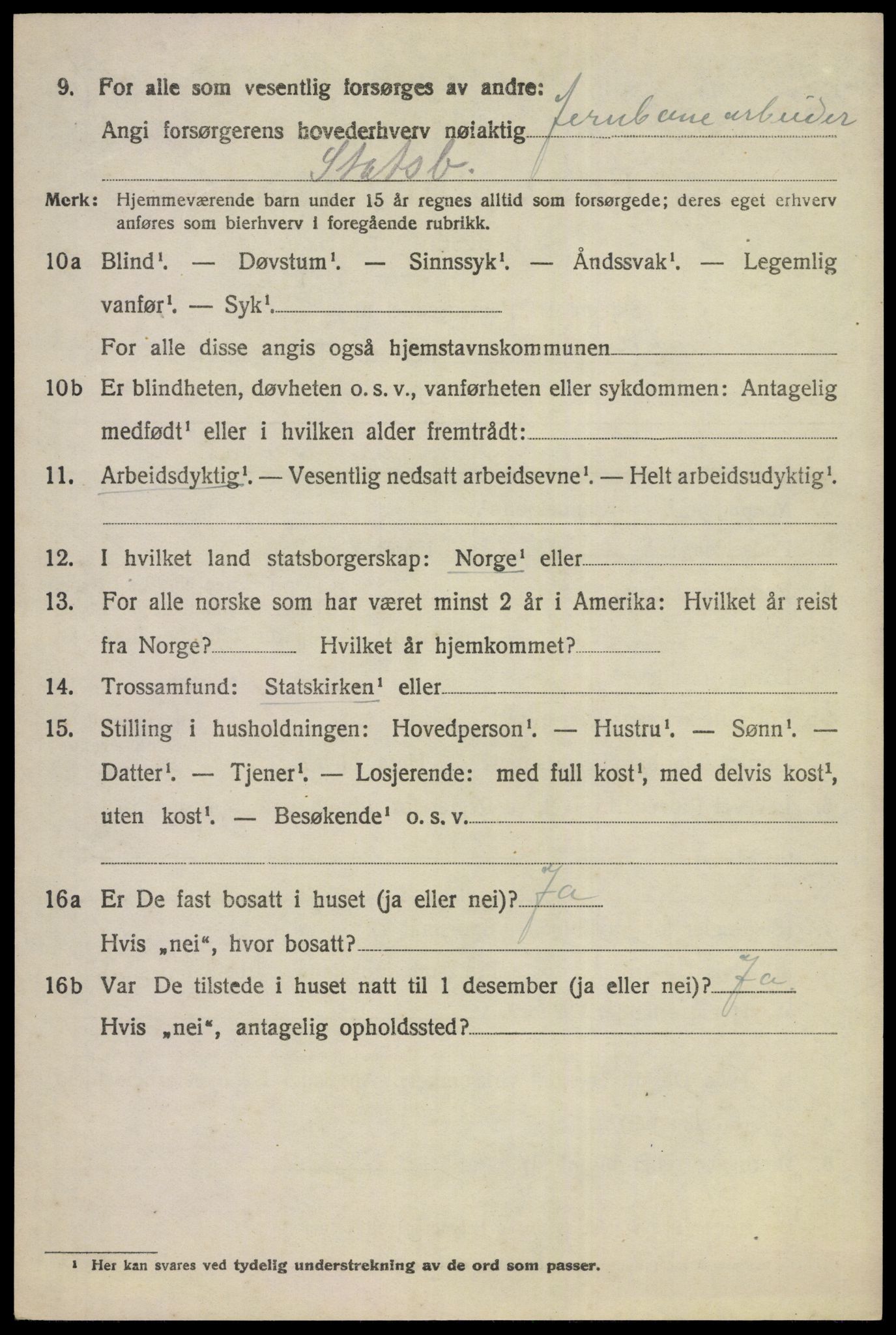 SAKO, 1920 census for Ådal, 1920, p. 2995