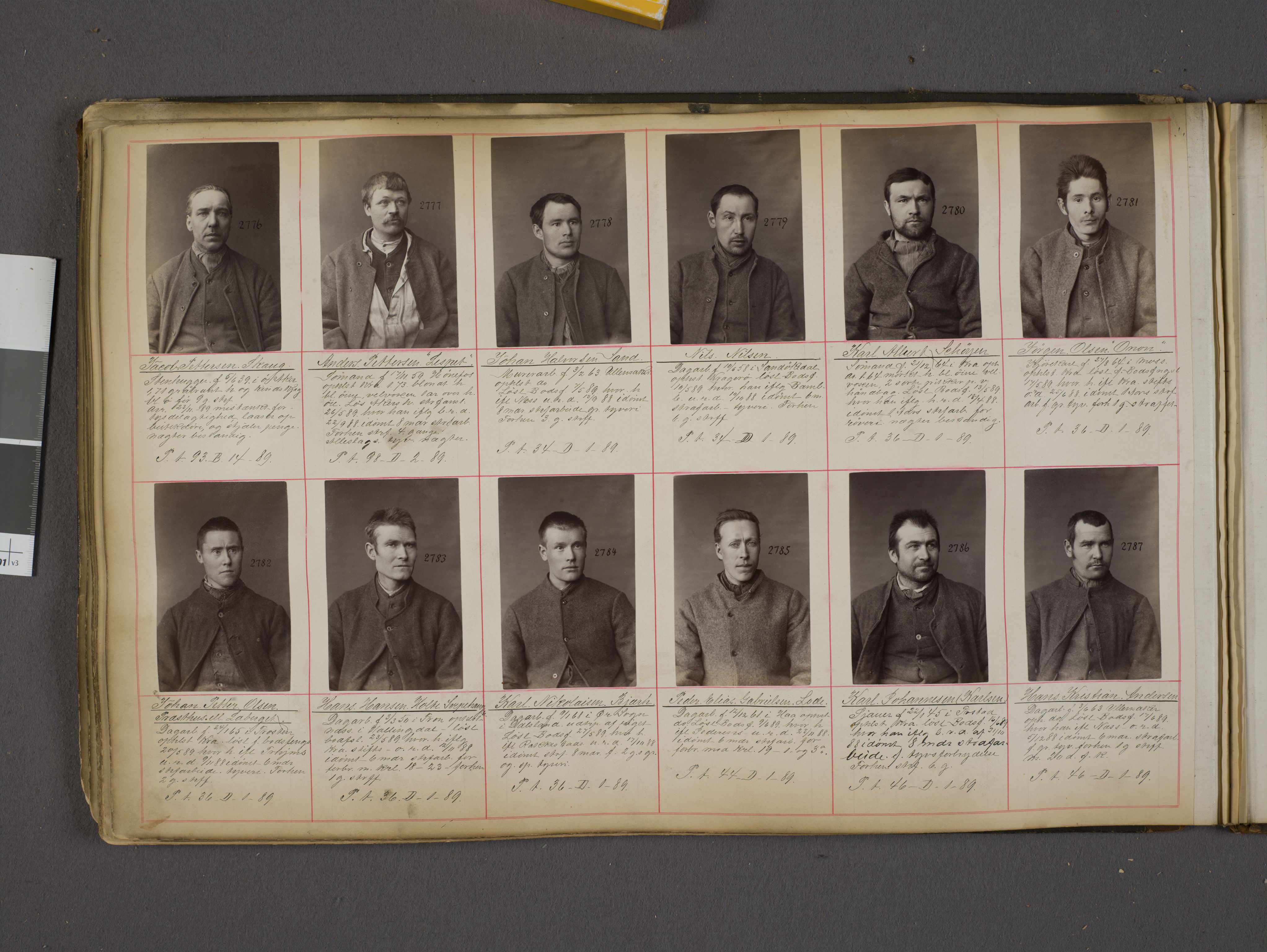 Oslo politikammer, Kriminalavdelingen, AV/SAO-A-11137/U/Ua/L0002: Forbryteralbum, 1887-1891, p. 32