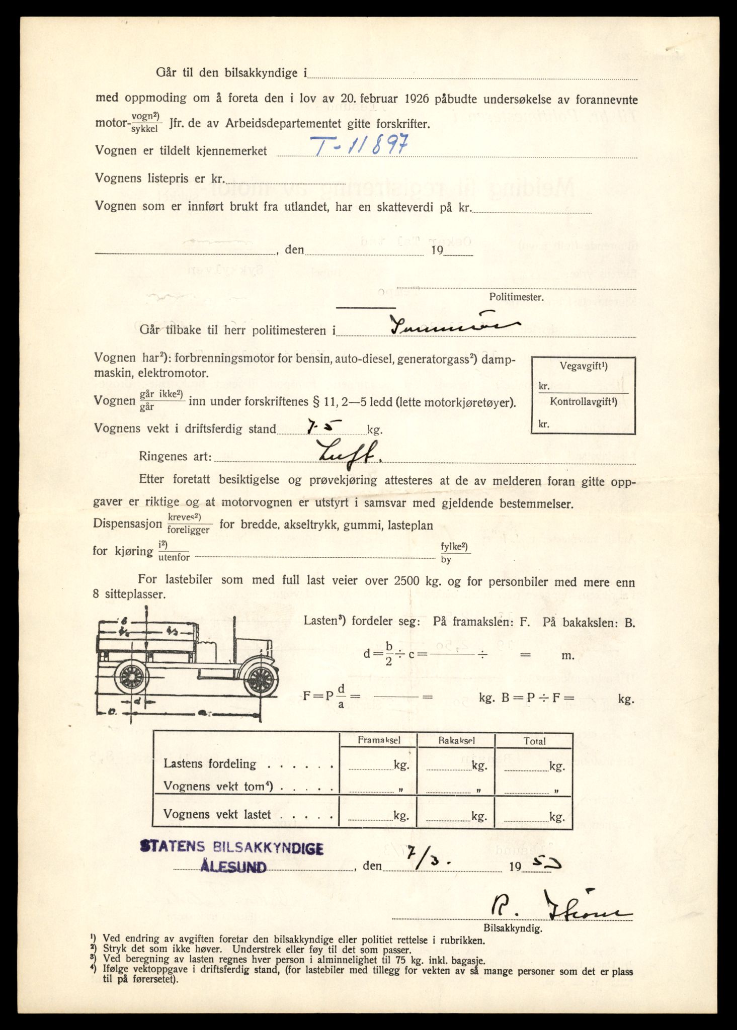 Møre og Romsdal vegkontor - Ålesund trafikkstasjon, AV/SAT-A-4099/F/Fe/L0031: Registreringskort for kjøretøy T 11800 - T 11996, 1927-1998, p. 1756