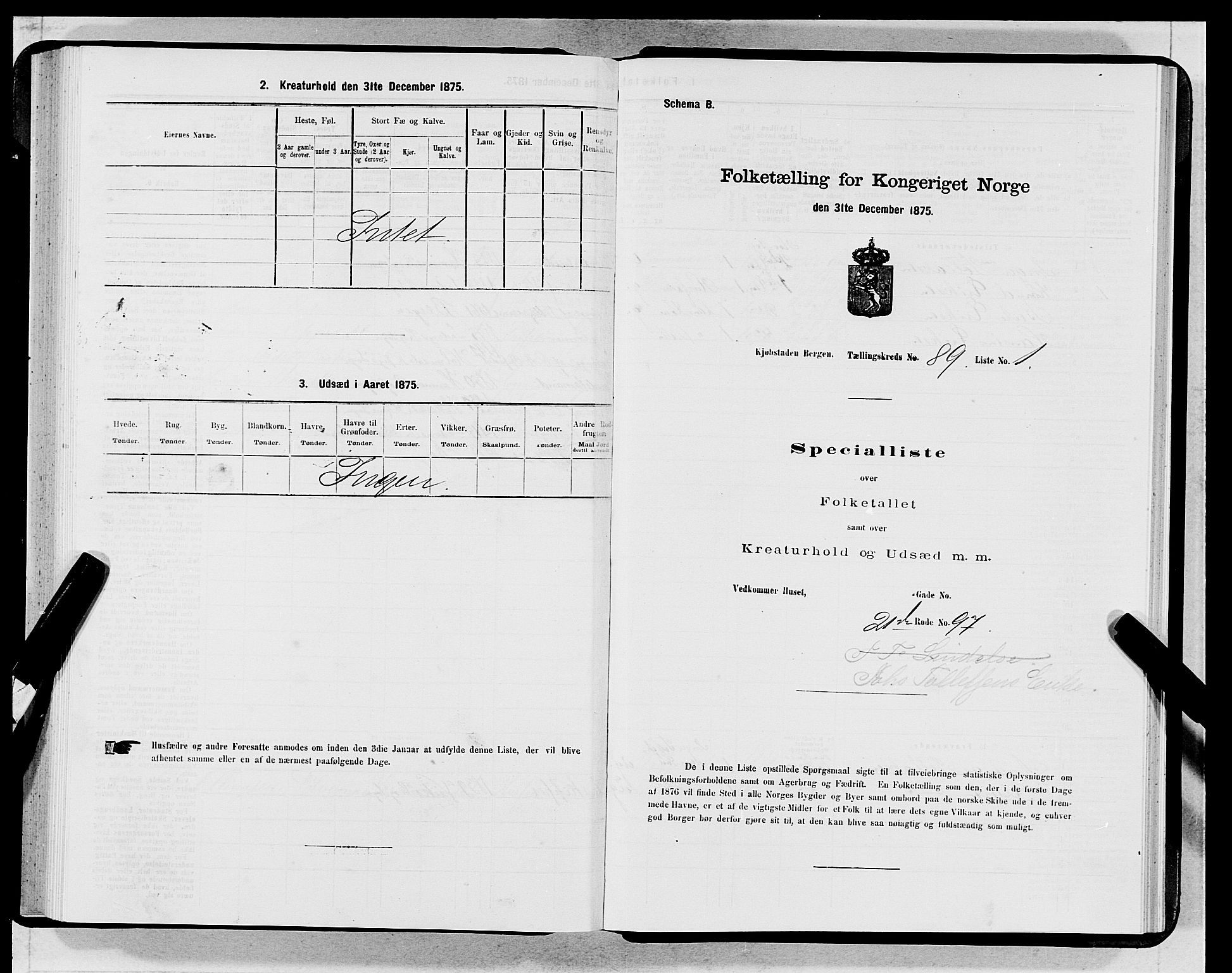 SAB, 1875 census for 1301 Bergen, 1875, p. 4770