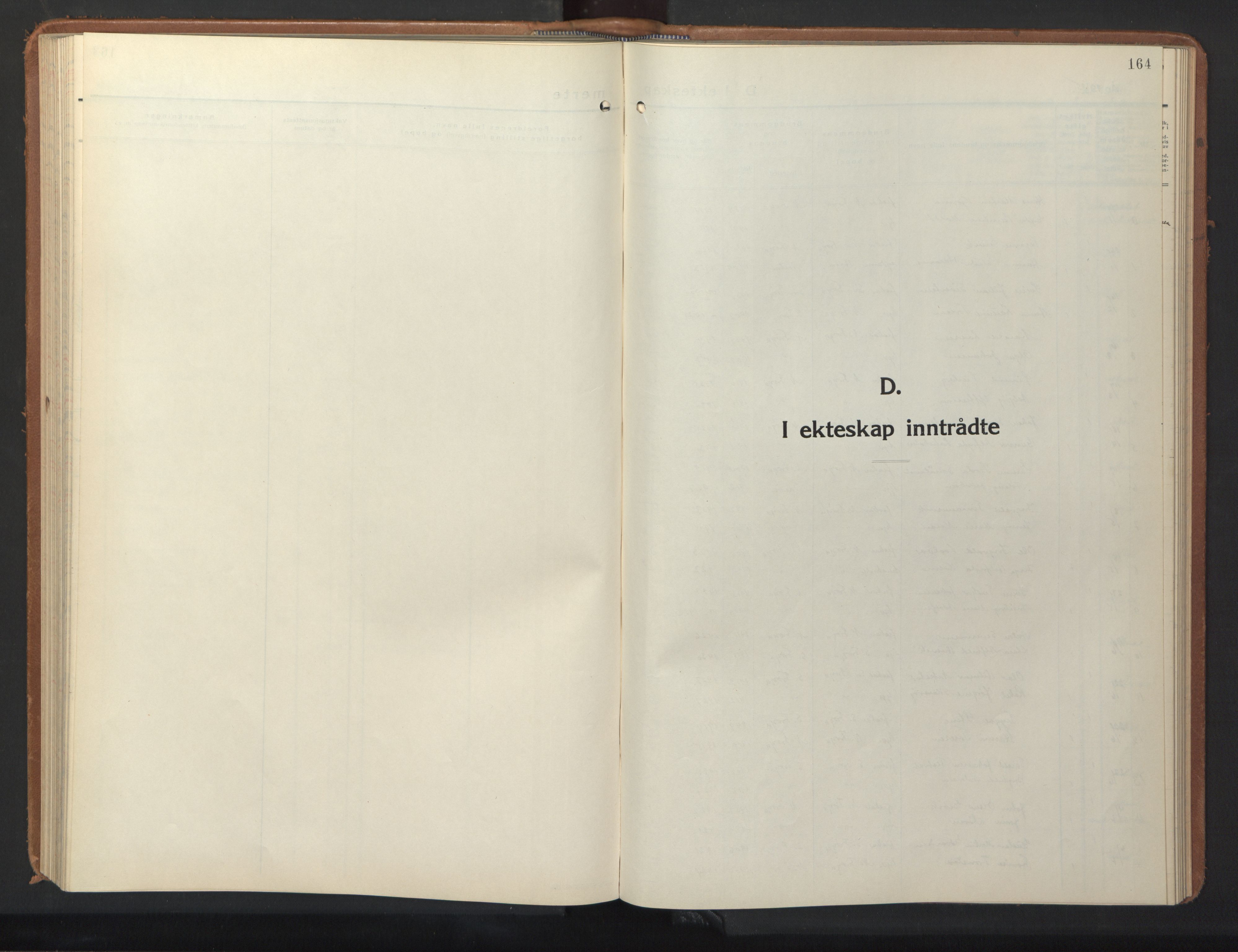Ministerialprotokoller, klokkerbøker og fødselsregistre - Sør-Trøndelag, SAT/A-1456/640/L0590: Parish register (copy) no. 640C07, 1935-1948, p. 164