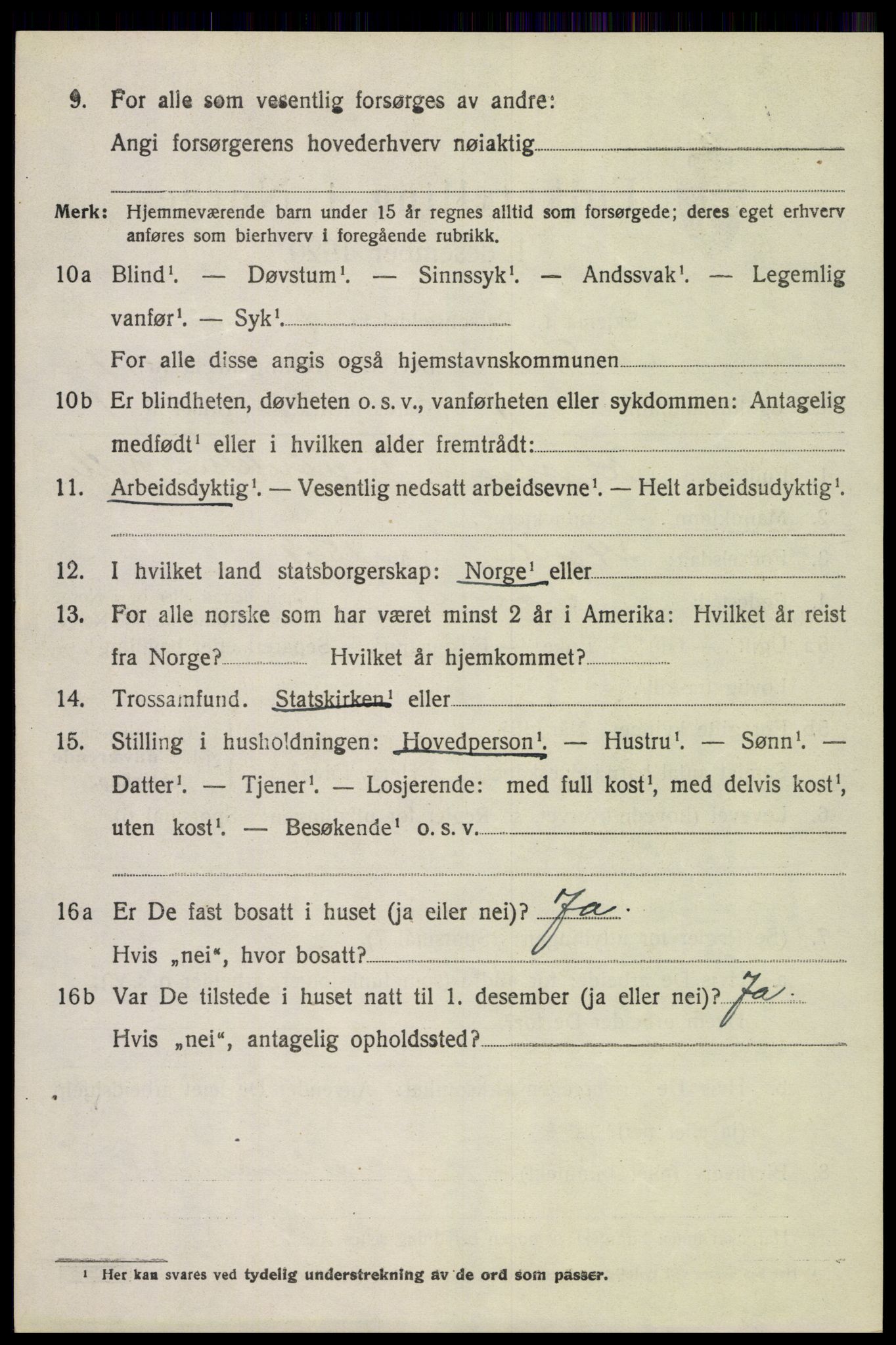 SAH, 1920 census for Nord-Fron, 1920, p. 5977