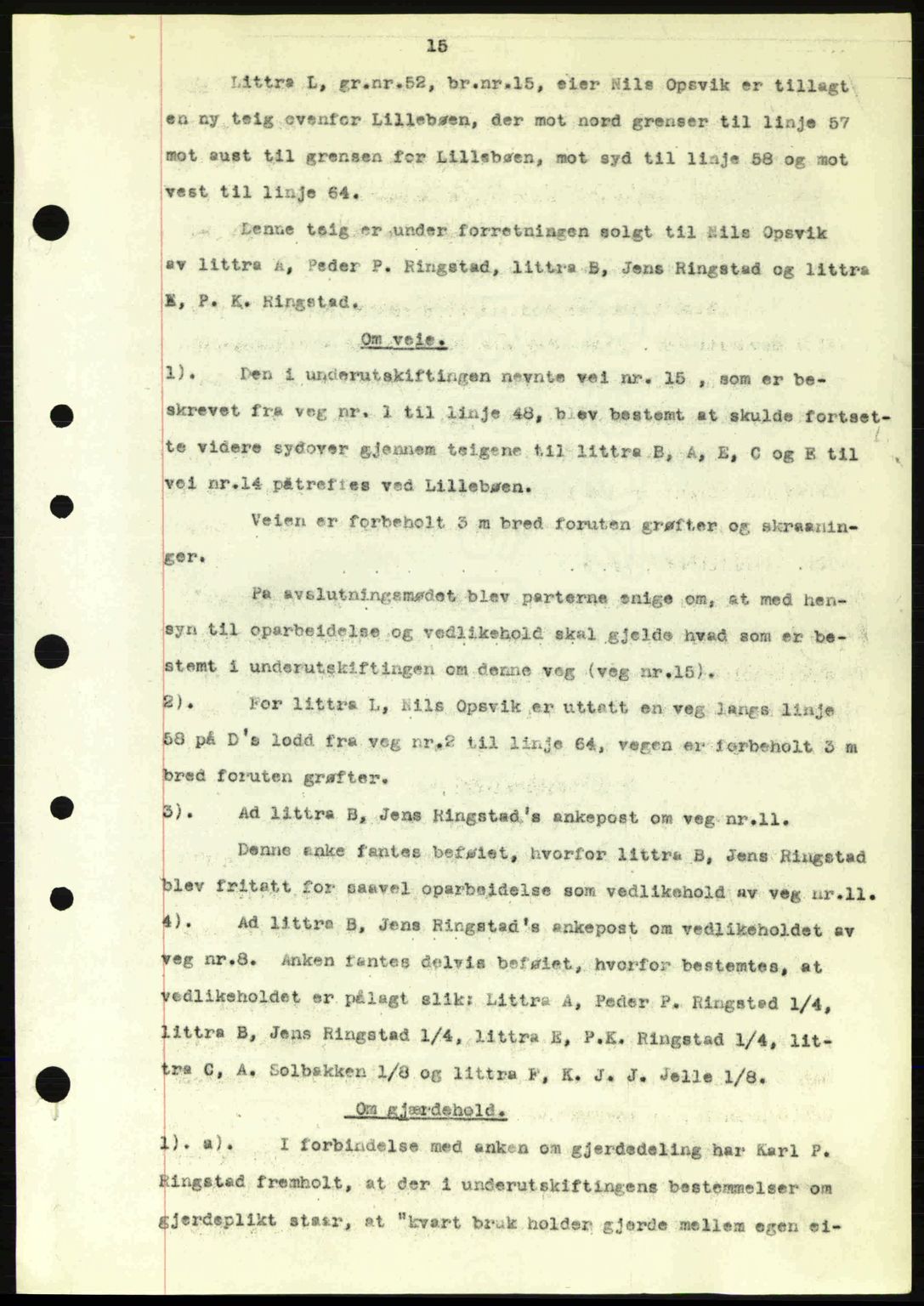 Nordre Sunnmøre sorenskriveri, AV/SAT-A-0006/1/2/2C/2Ca: Mortgage book no. A20a, 1945-1945, Diary no: : 1109/1945