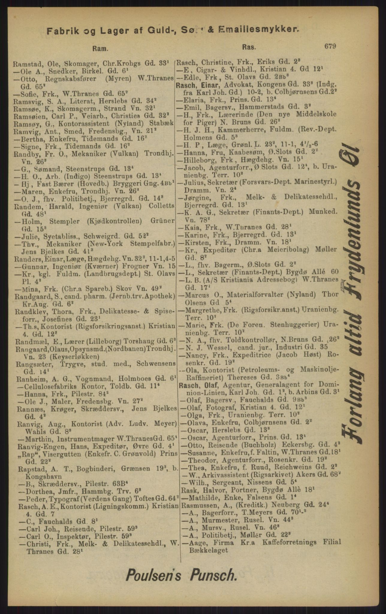 Kristiania/Oslo adressebok, PUBL/-, 1902, p. 679