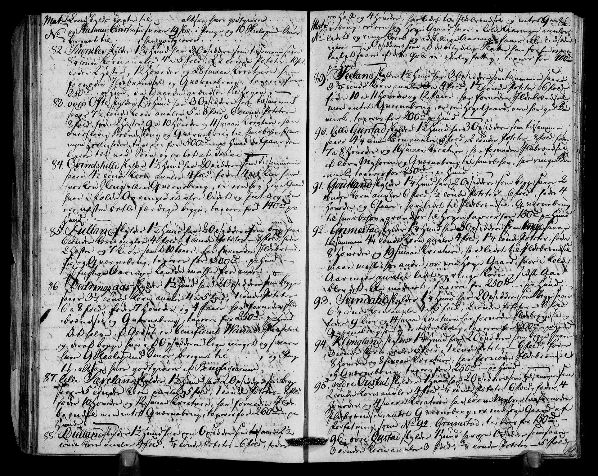 Rentekammeret inntil 1814, Realistisk ordnet avdeling, RA/EA-4070/N/Ne/Nea/L0091: Lista fogderi. Deliberasjonsprotokoll, 1803, p. 88