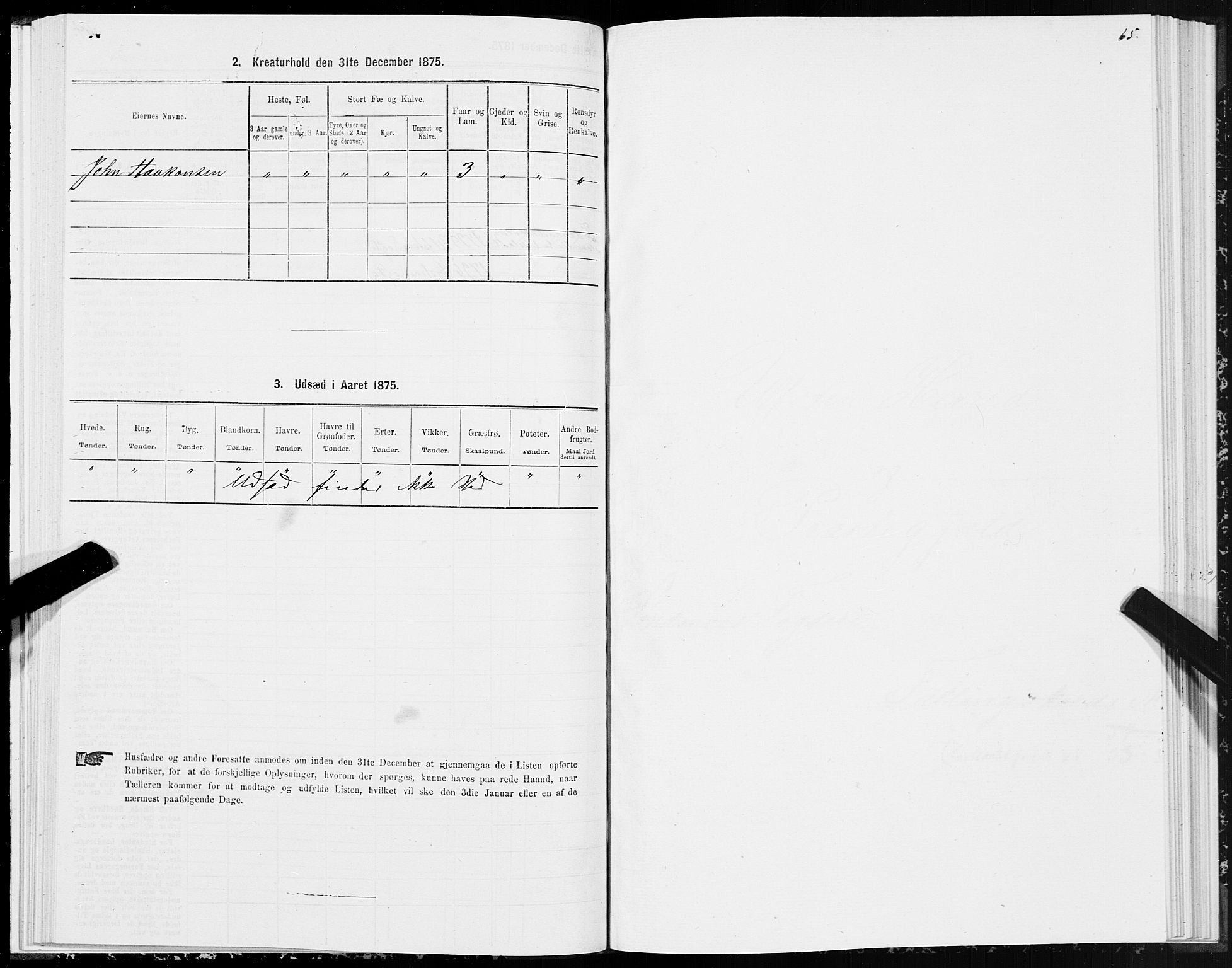 SAT, 1875 census for 1516P Ulstein, 1875, p. 3065