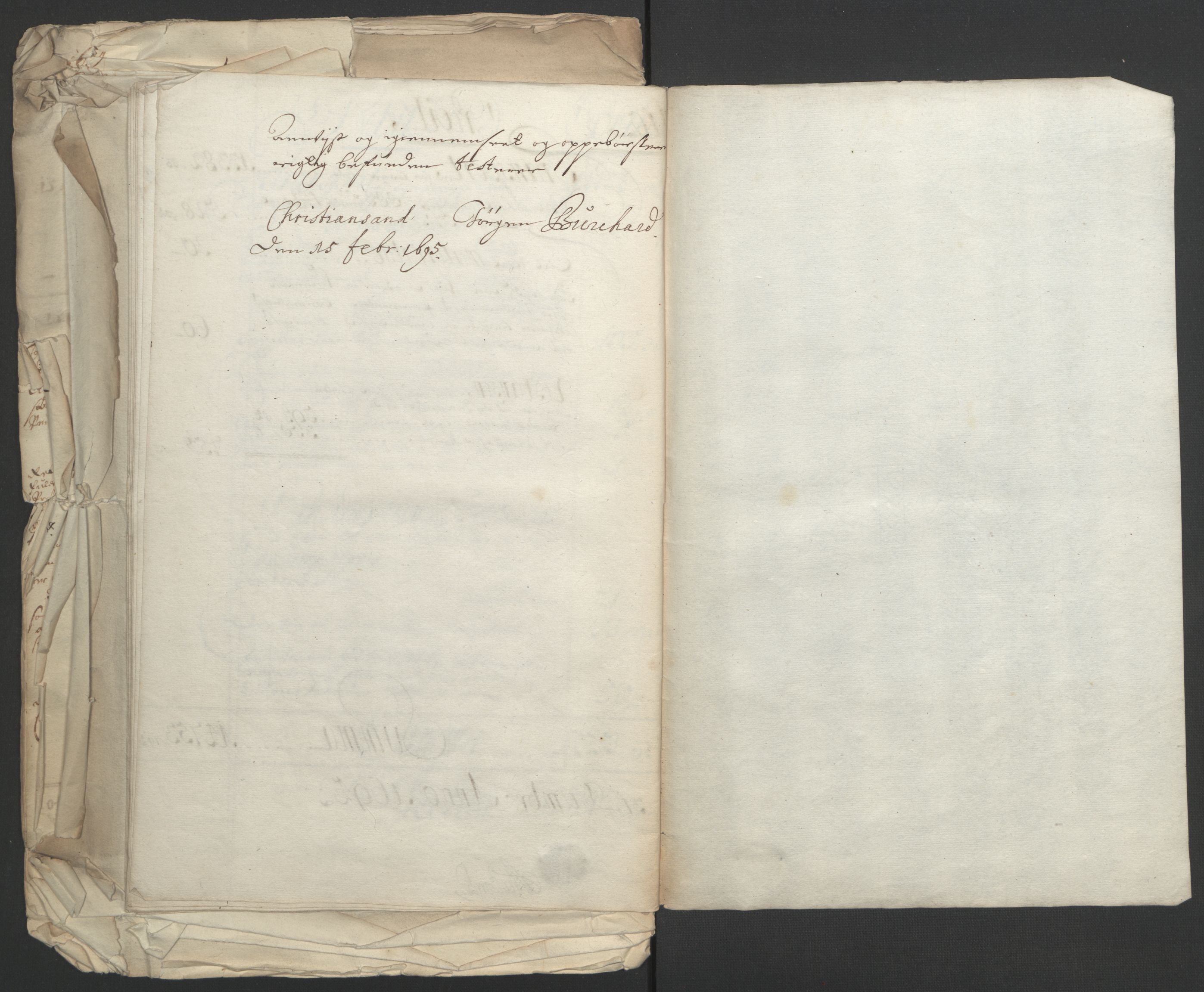 Rentekammeret inntil 1814, Reviderte regnskaper, Fogderegnskap, RA/EA-4092/R43/L2545: Fogderegnskap Lista og Mandal, 1694-1695, p. 23
