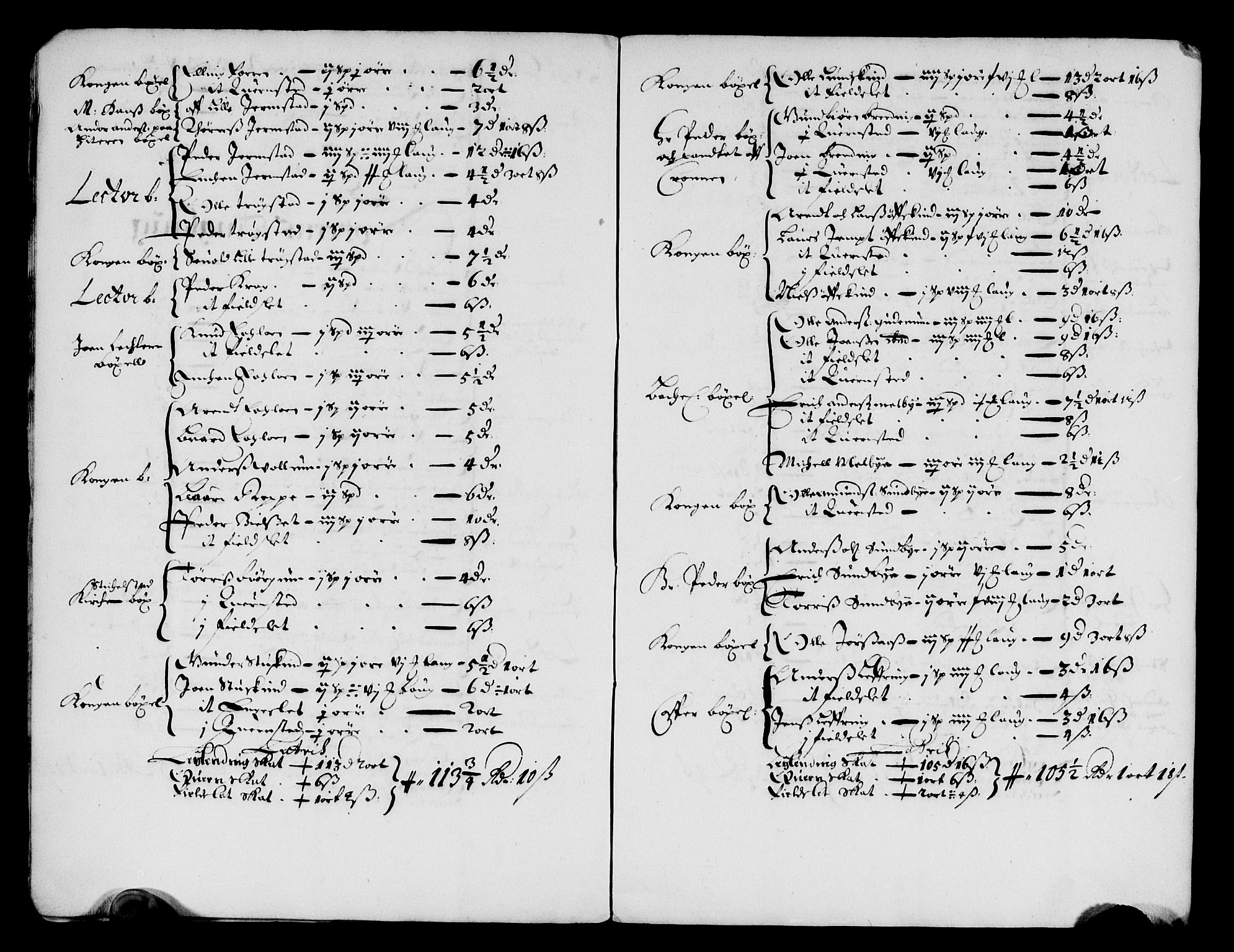 Rentekammeret inntil 1814, Reviderte regnskaper, Lensregnskaper, AV/RA-EA-5023/R/Rb/Rbw/L0147: Trondheim len, 1661