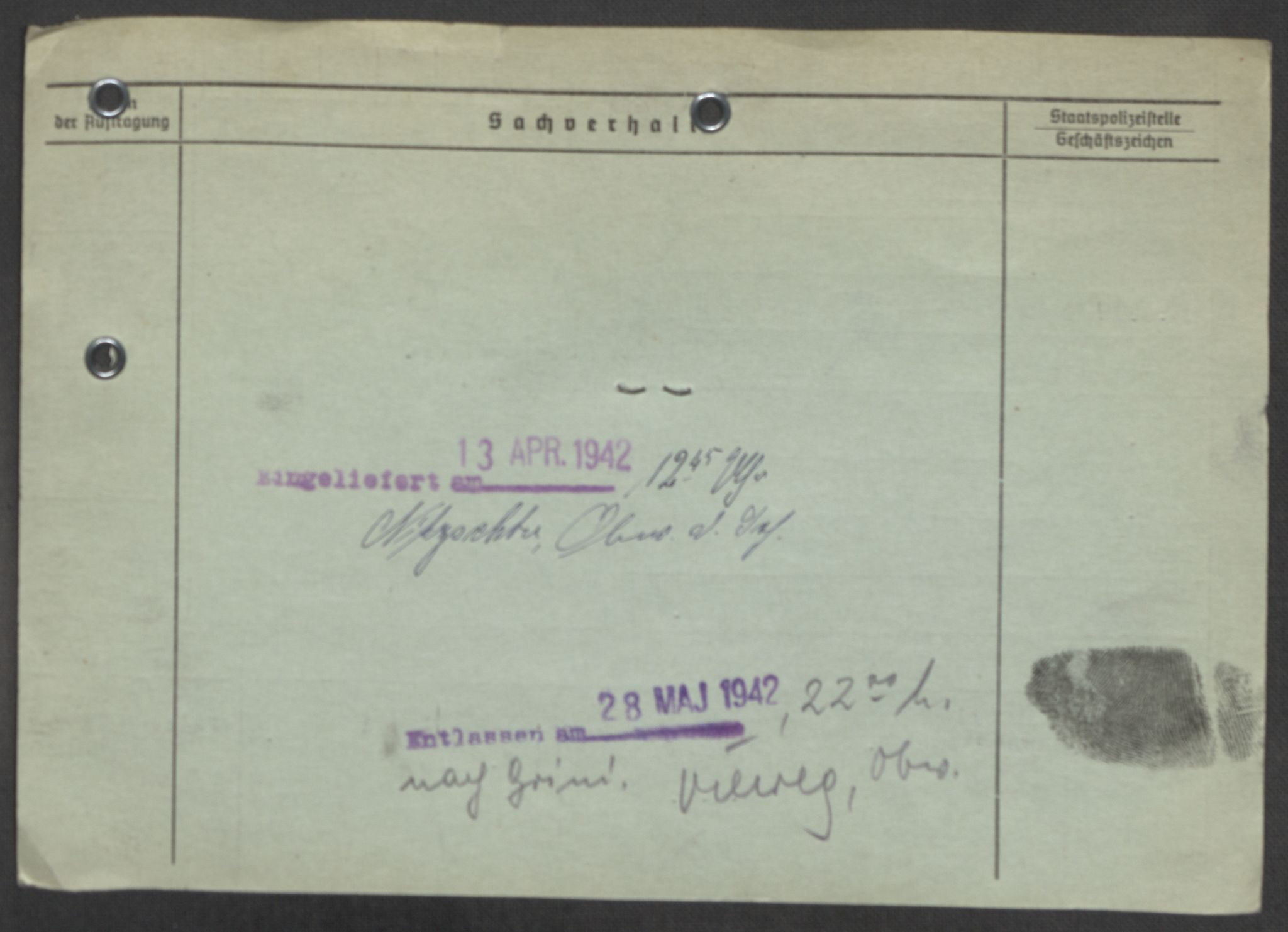 Befehlshaber der Sicherheitspolizei und des SD, AV/RA-RAFA-5969/E/Ea/Eaa/L0009: Register over norske fanger i Møllergata 19: Ru-Sy, 1940-1945, p. 367