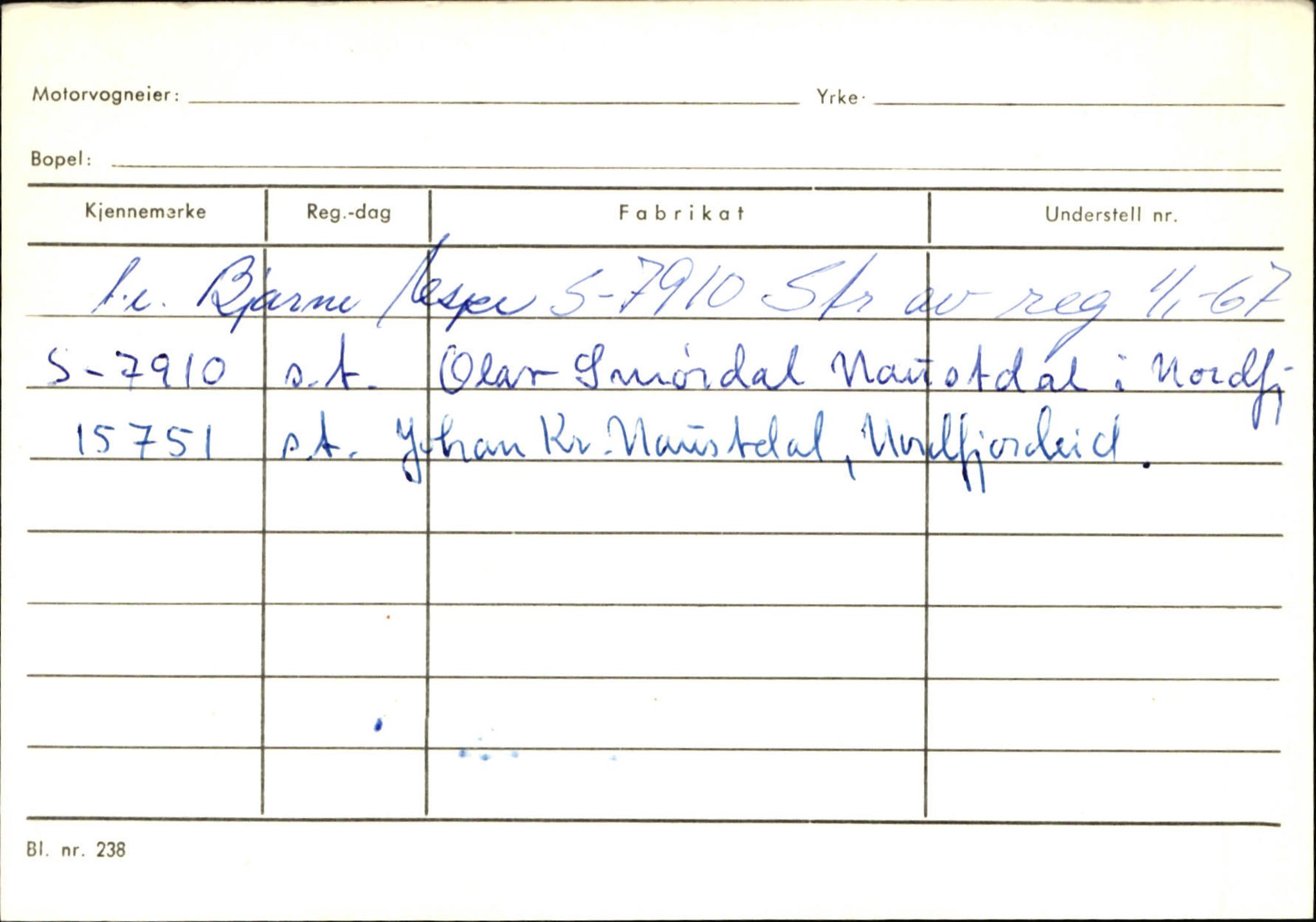 Statens vegvesen, Sogn og Fjordane vegkontor, AV/SAB-A-5301/4/F/L0129: Eigarregistrer Eid A-S, 1945-1975, p. 2526