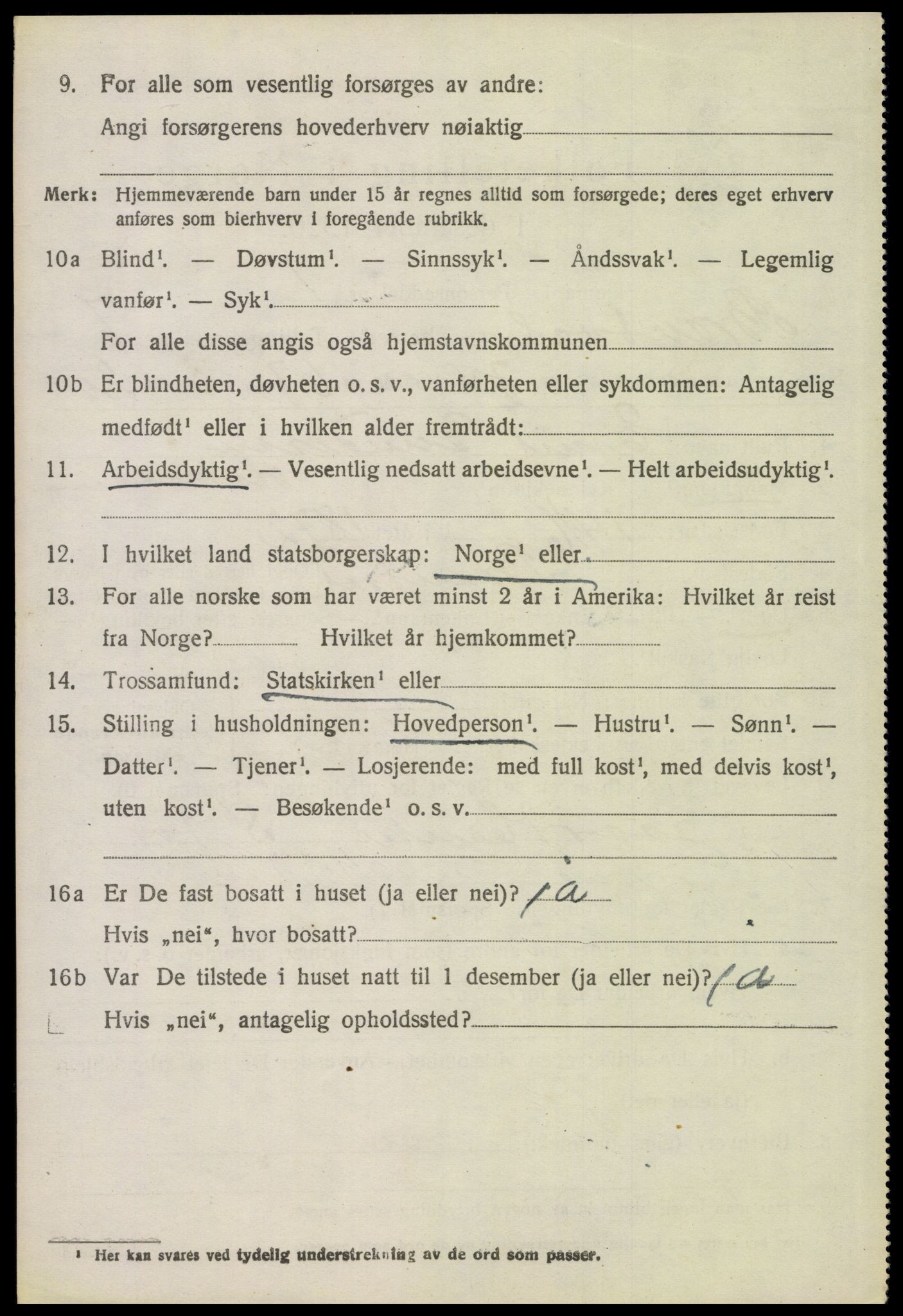 SAH, 1920 census for Brandval, 1920, p. 6631