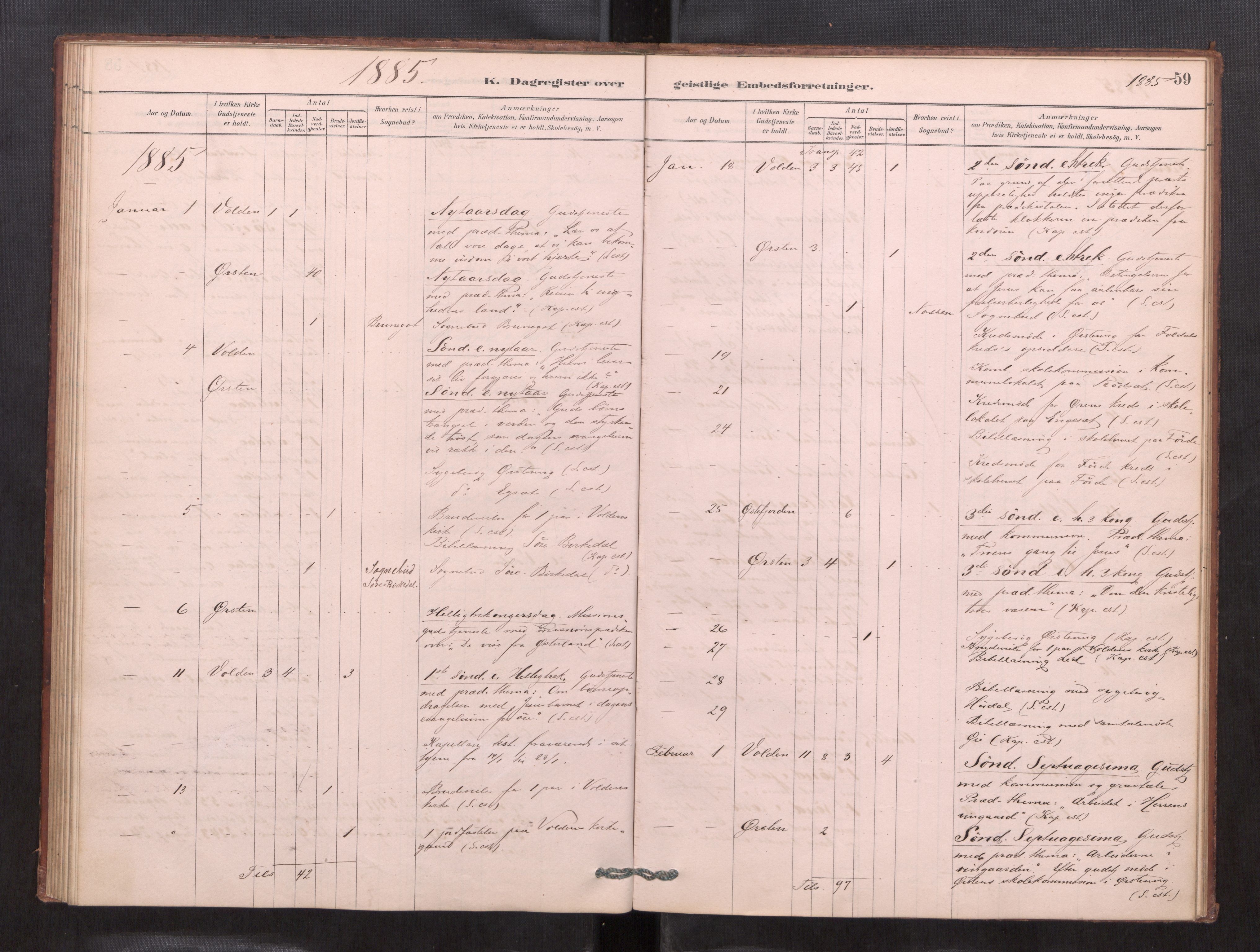 Ministerialprotokoller, klokkerbøker og fødselsregistre - Møre og Romsdal, SAT/A-1454/511/L0143: Diary records no. 511---, 1878-1887, p. 59