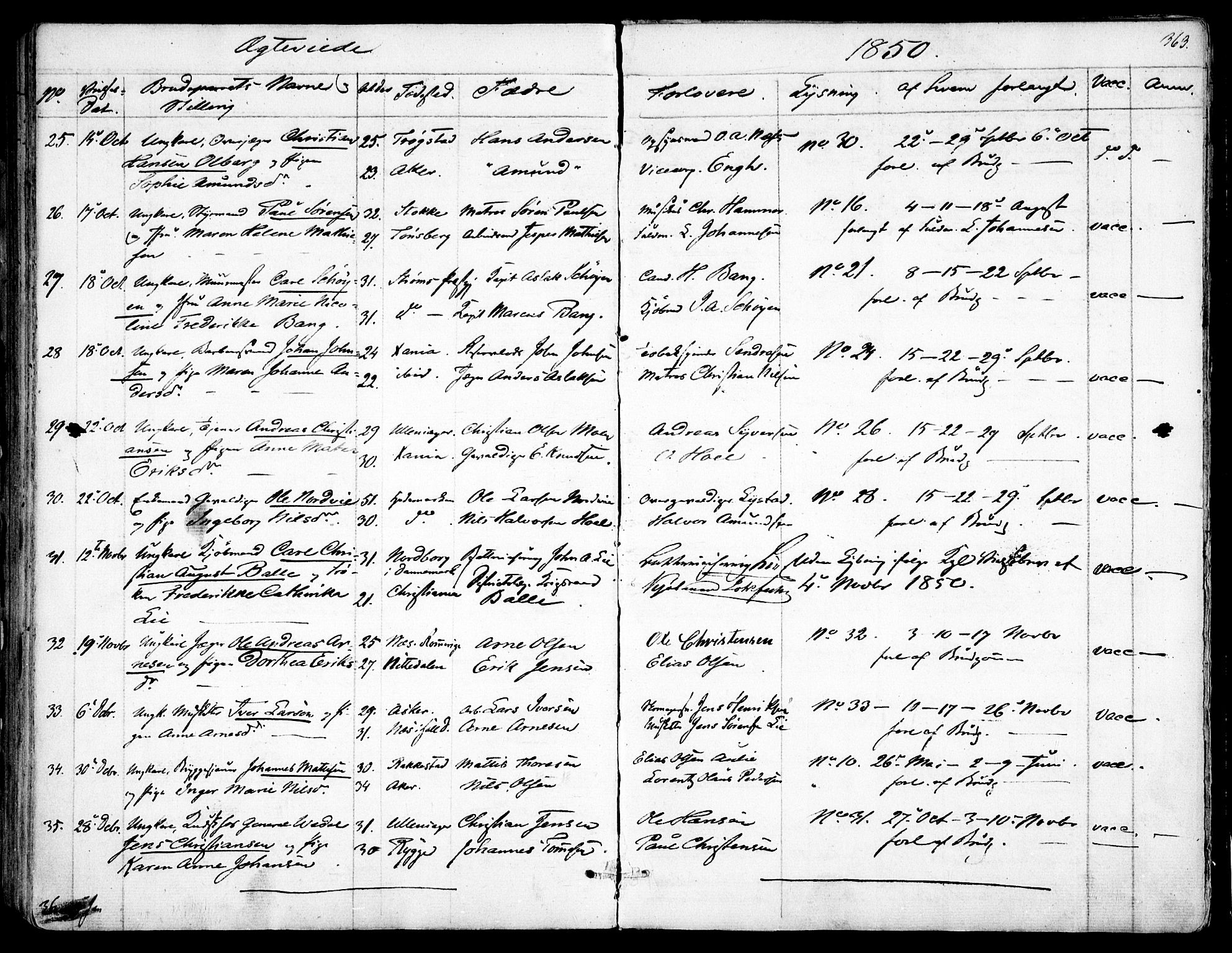 Garnisonsmenigheten Kirkebøker, AV/SAO-A-10846/F/Fa/L0008: Parish register (official) no. 8, 1842-1859, p. 363