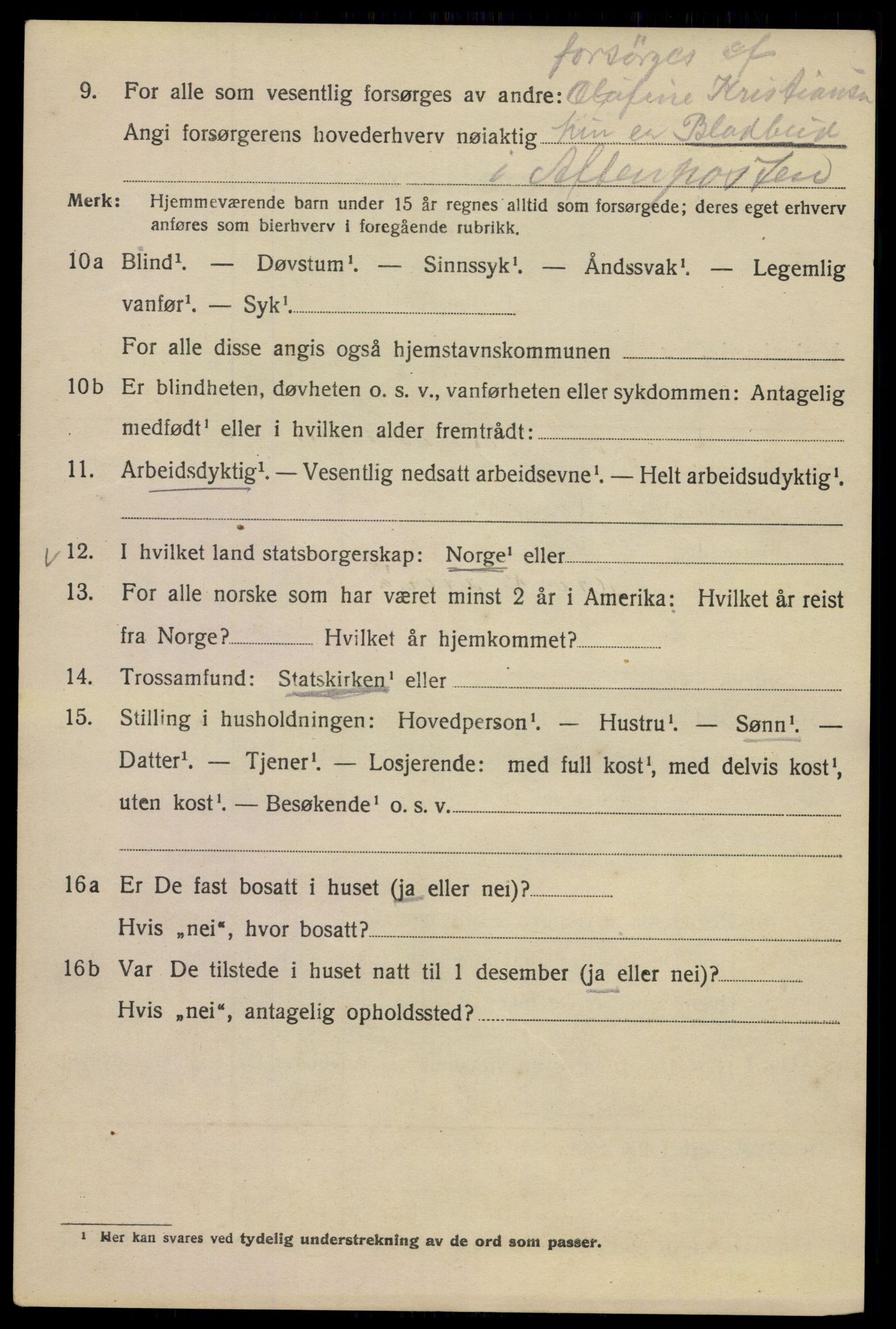 SAO, 1920 census for Kristiania, 1920, p. 462042