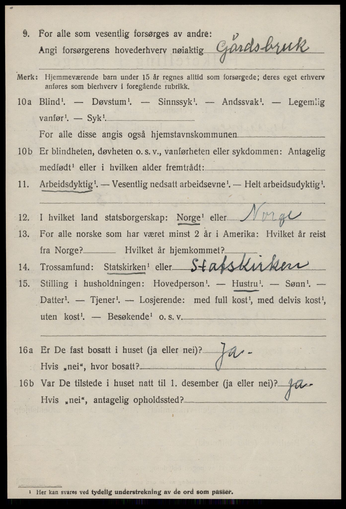 SAT, 1920 census for Sykkylven, 1920, p. 918