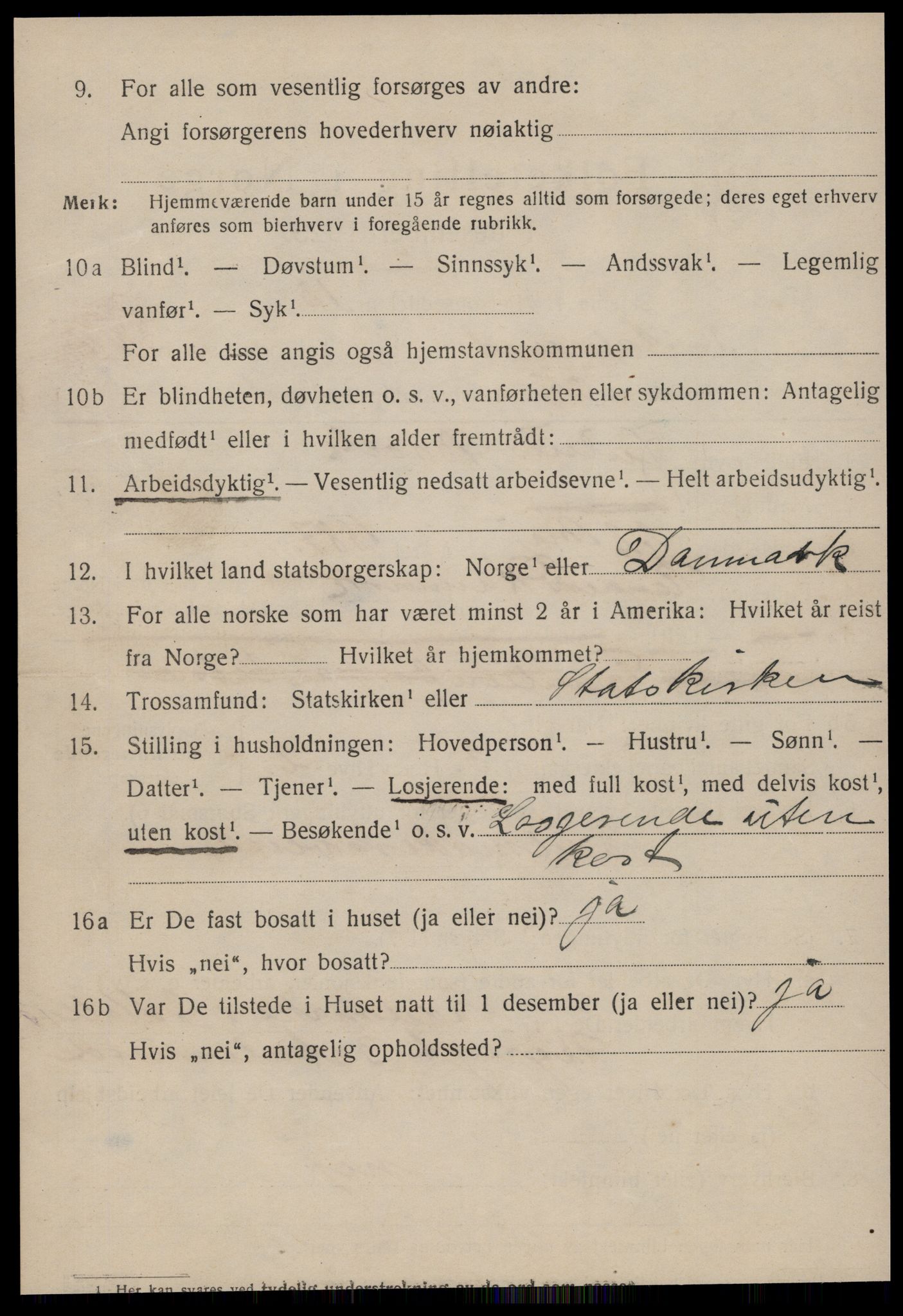 SAT, 1920 census for Ålesund, 1920, p. 20025
