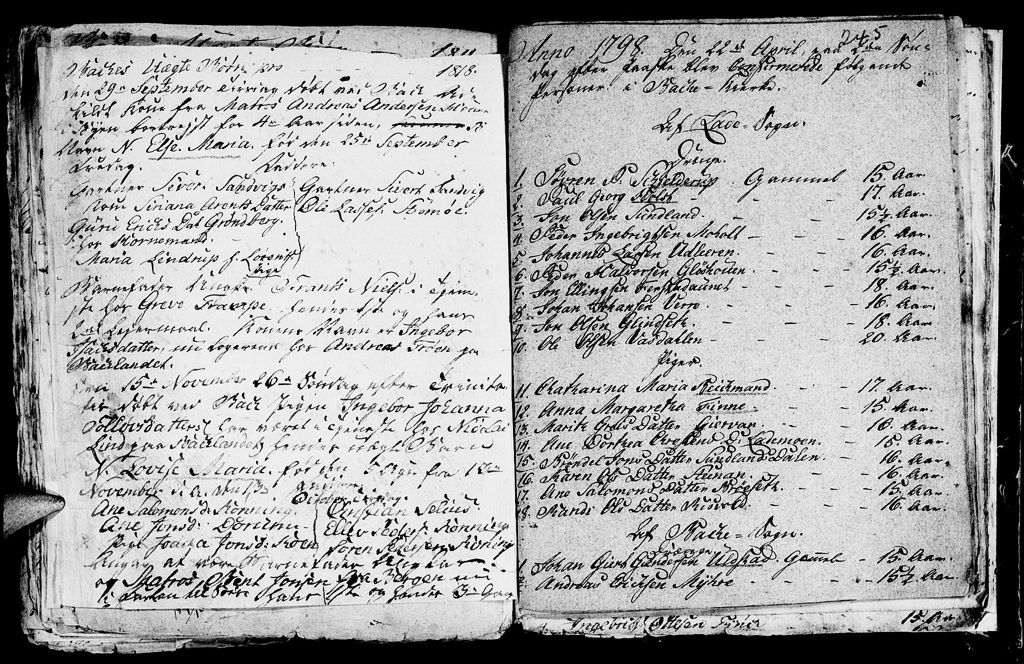 Ministerialprotokoller, klokkerbøker og fødselsregistre - Sør-Trøndelag, SAT/A-1456/604/L0218: Parish register (copy) no. 604C01, 1754-1819, p. 245