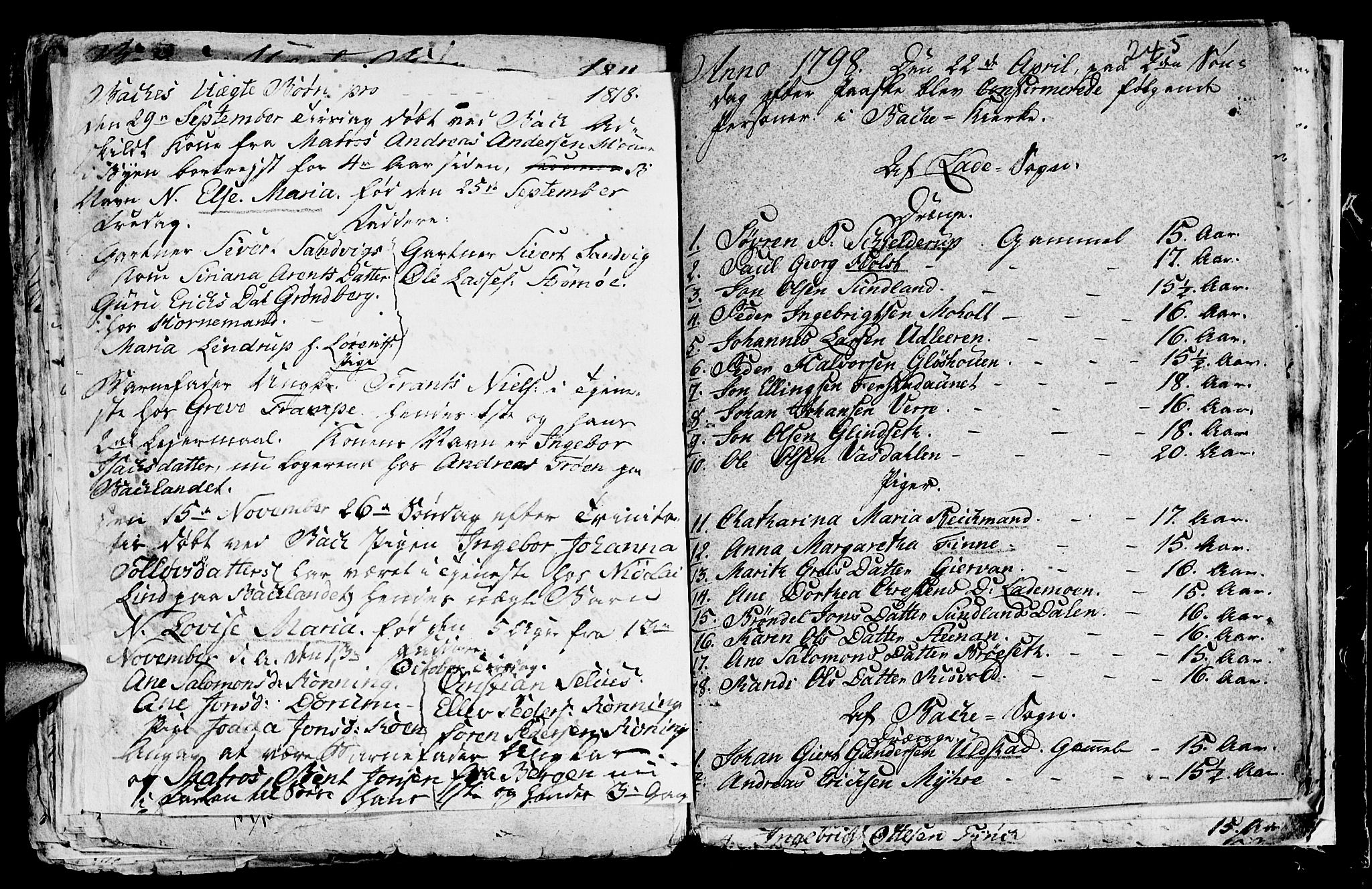Ministerialprotokoller, klokkerbøker og fødselsregistre - Sør-Trøndelag, AV/SAT-A-1456/604/L0218: Parish register (copy) no. 604C01, 1754-1819, p. 245